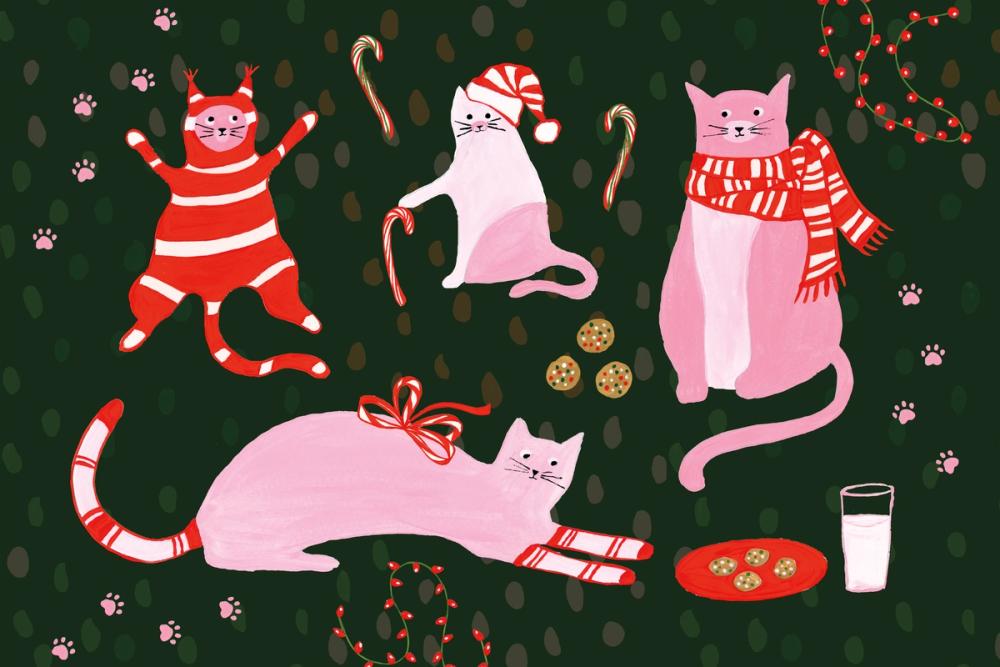 Mischief Kitty Christmas I