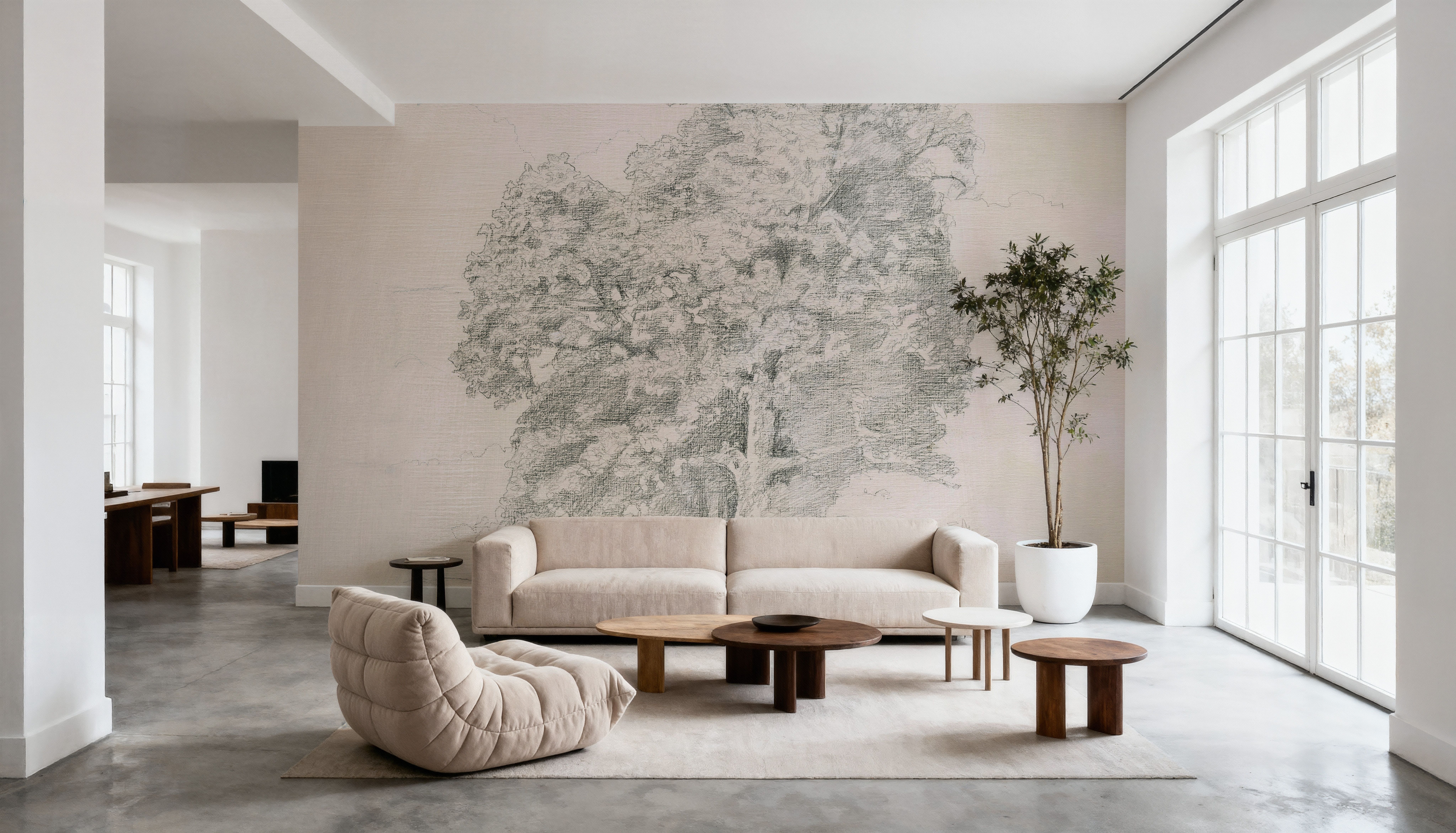 Sycamore Tree  I, Papel pintado