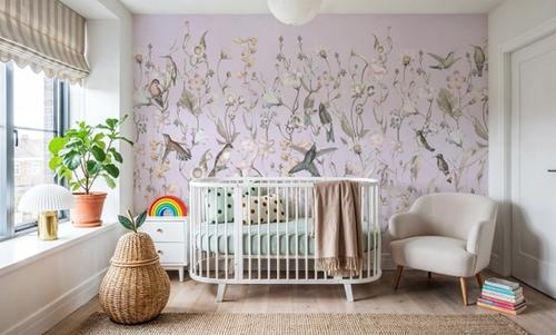 Bird Garden Purple