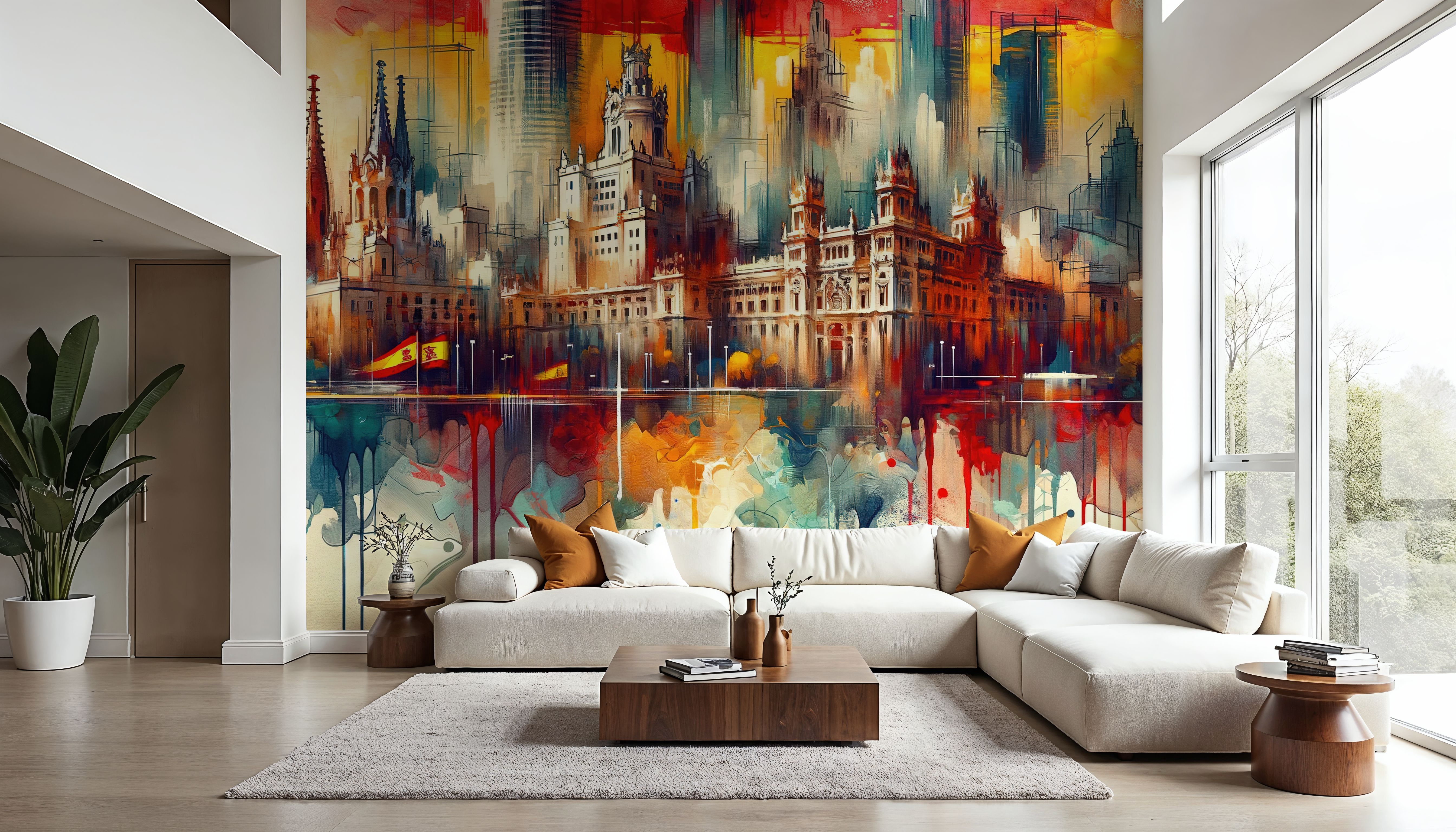 Watercolor Landmarks Spain