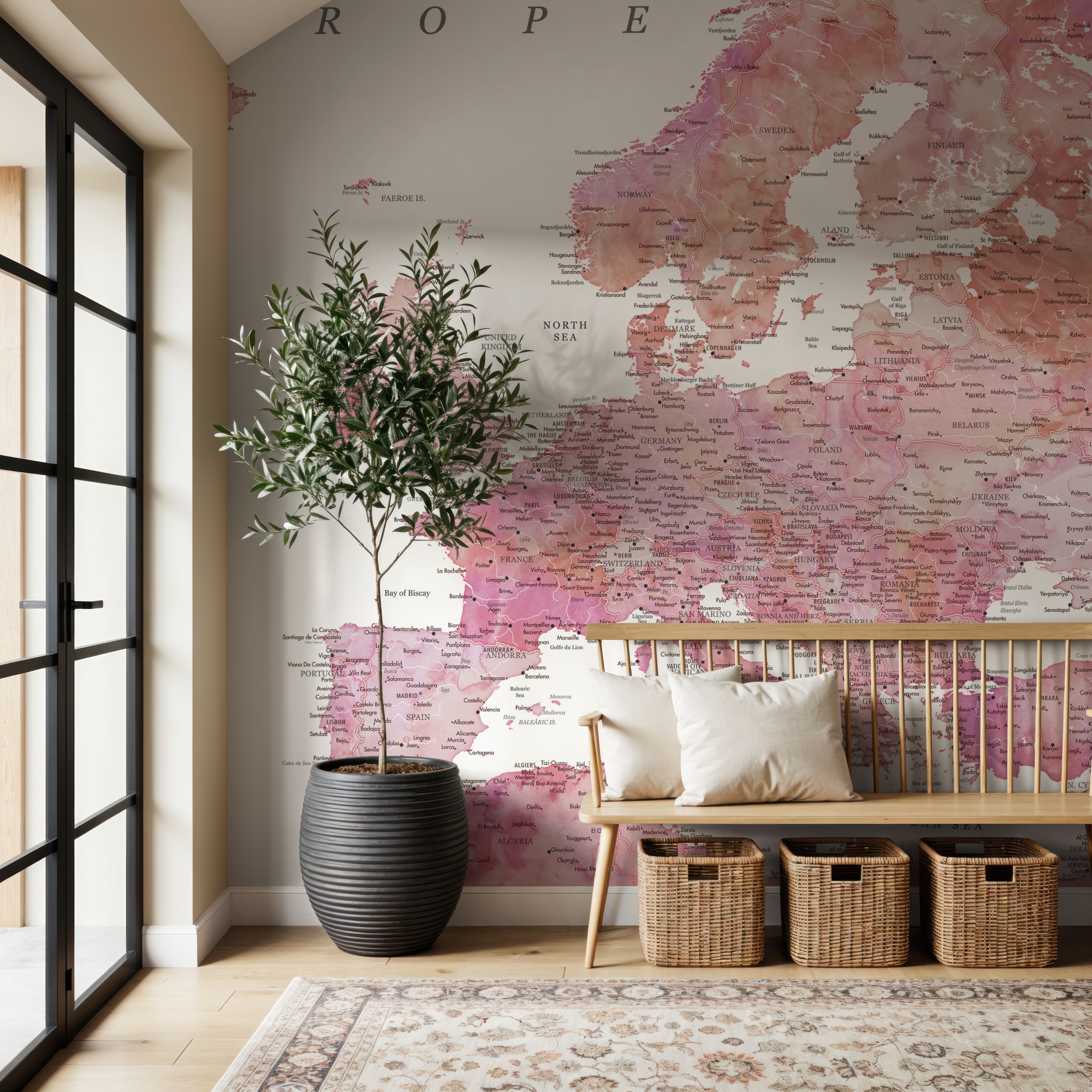 Europe Map Detailed - Tatiana