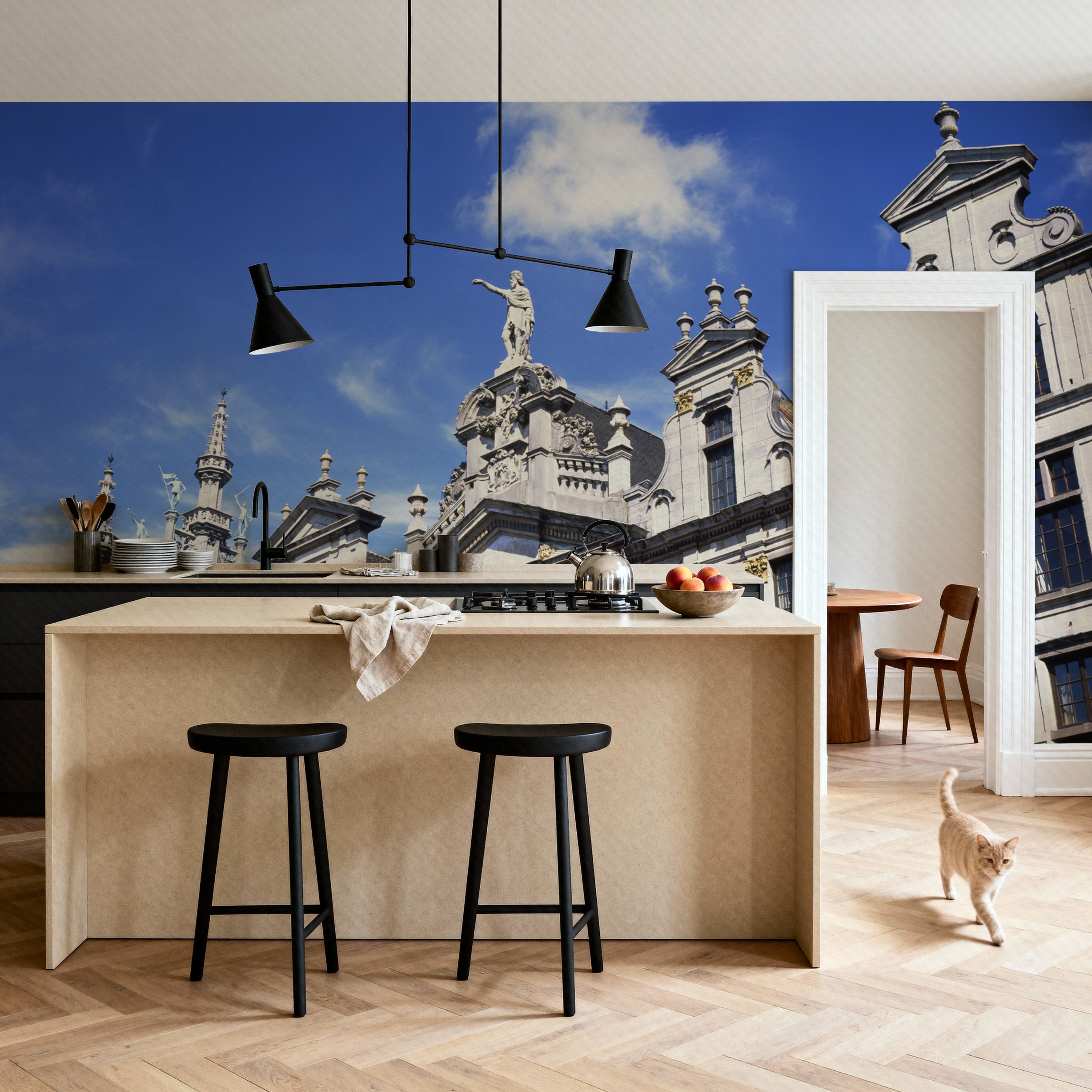 Baroque Grandeur, Wallpaper