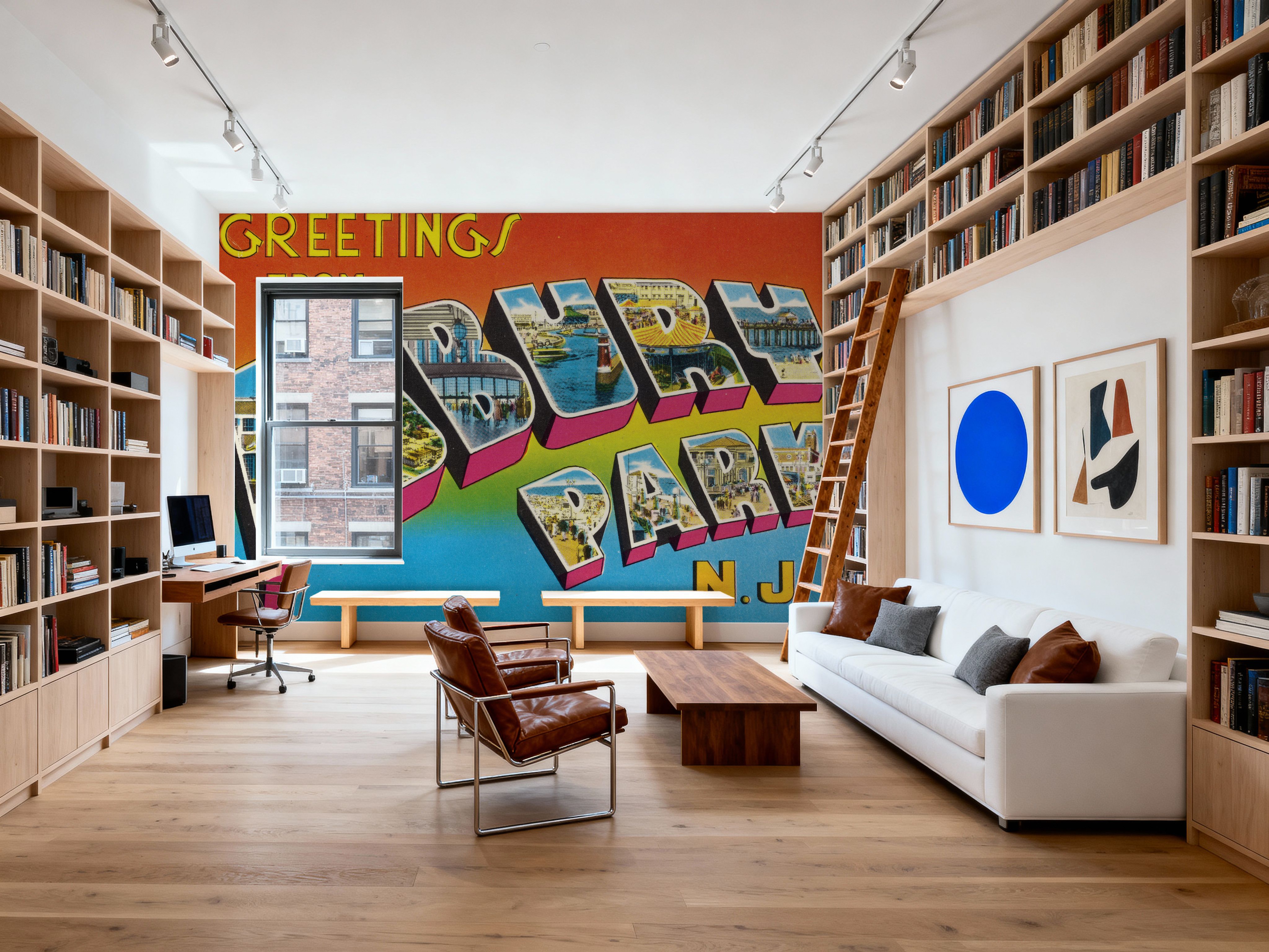 Greetings from Asbury Park - Screenprint Postcard