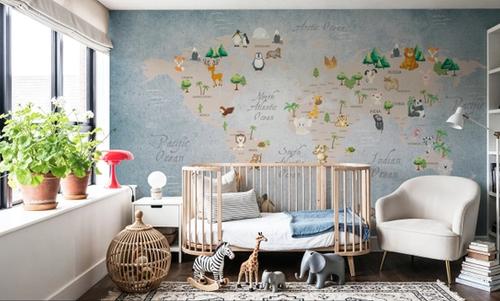 Cute Animals World Map