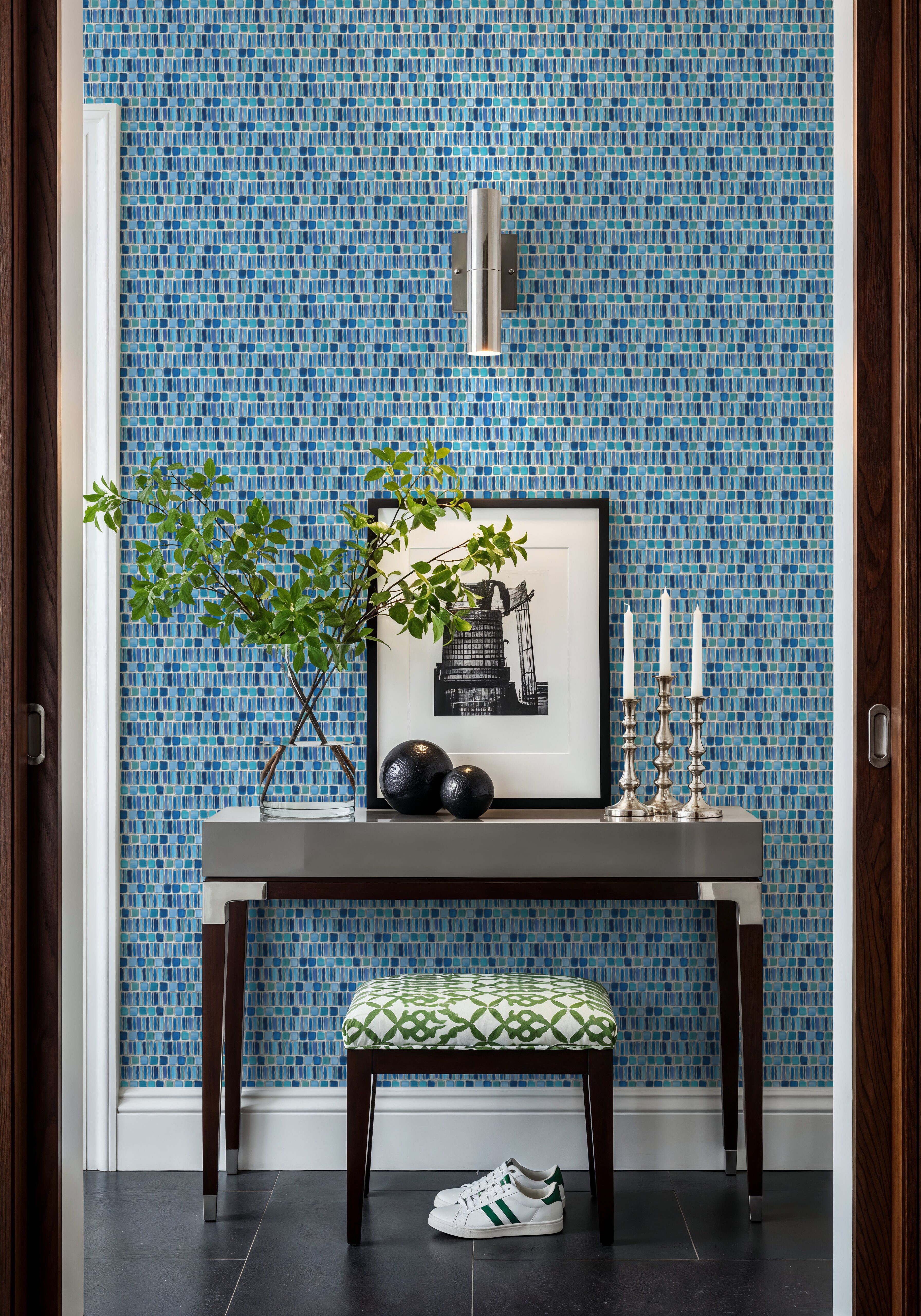 Maritime Frequencies Blue and White