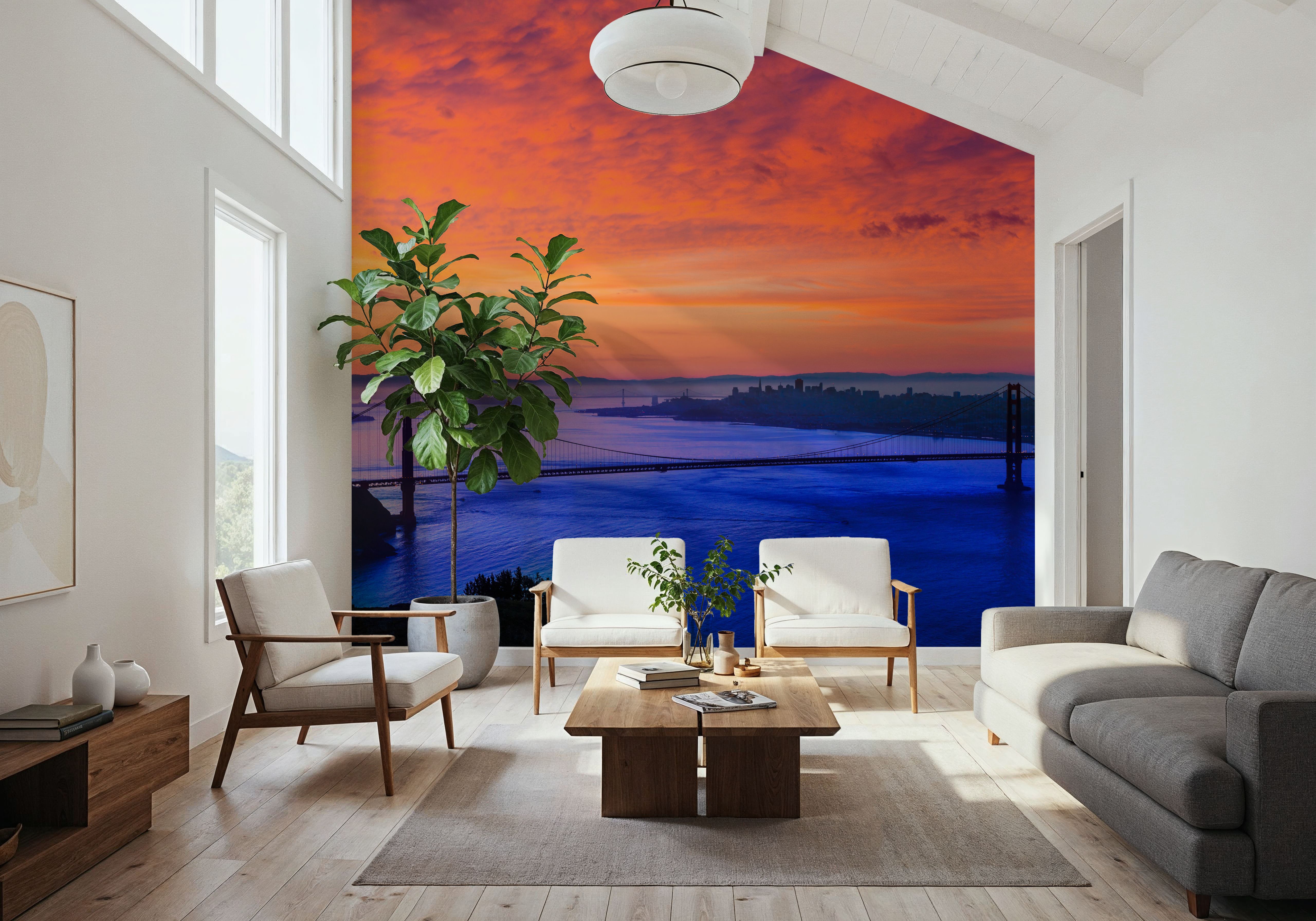 Golden Gate Sunset III, Tapeten