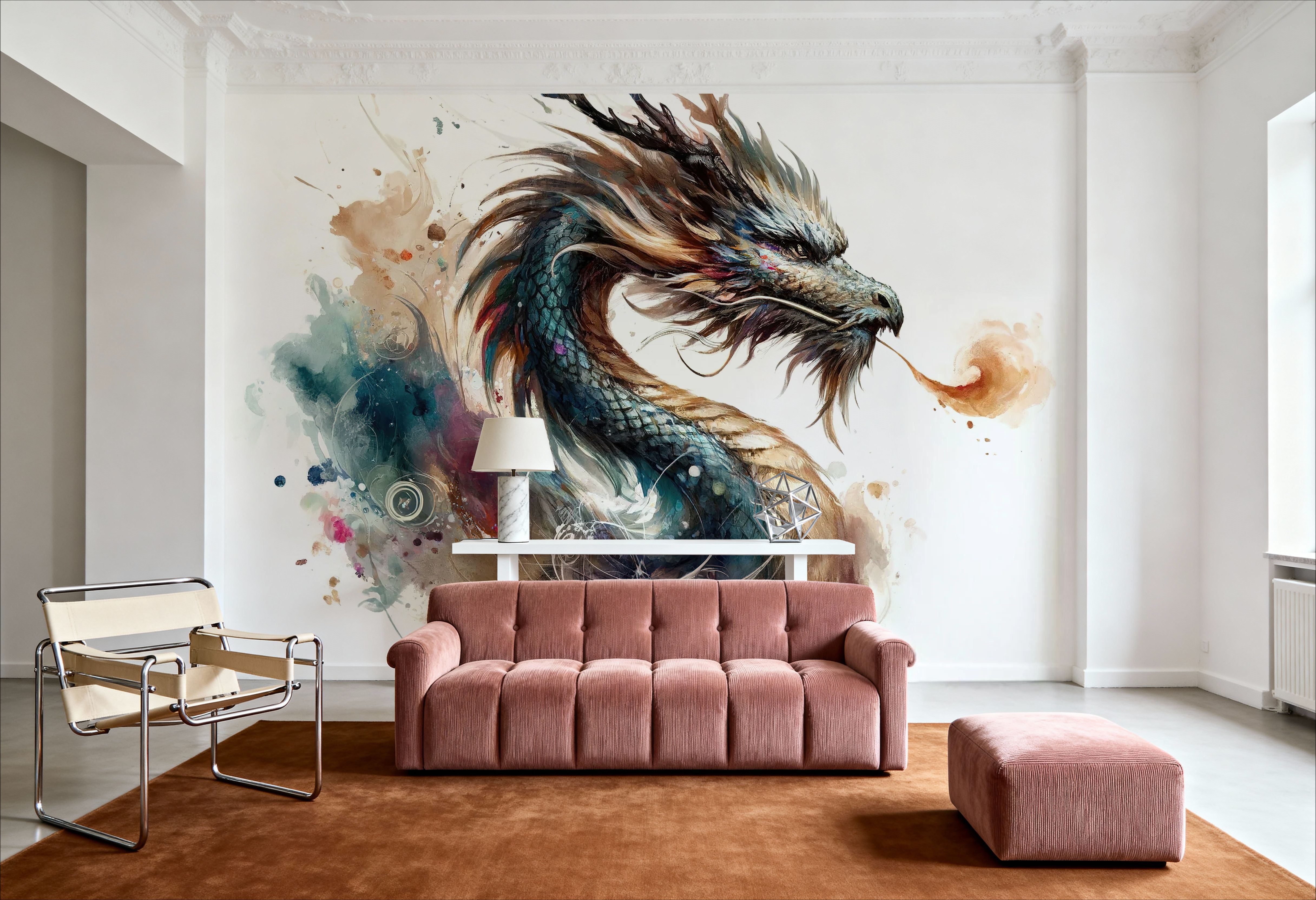 Mythic Dragon's Essence Breathes Life, Wallpaper