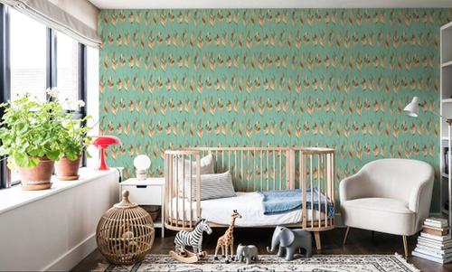 Southwestern Feathers Blue