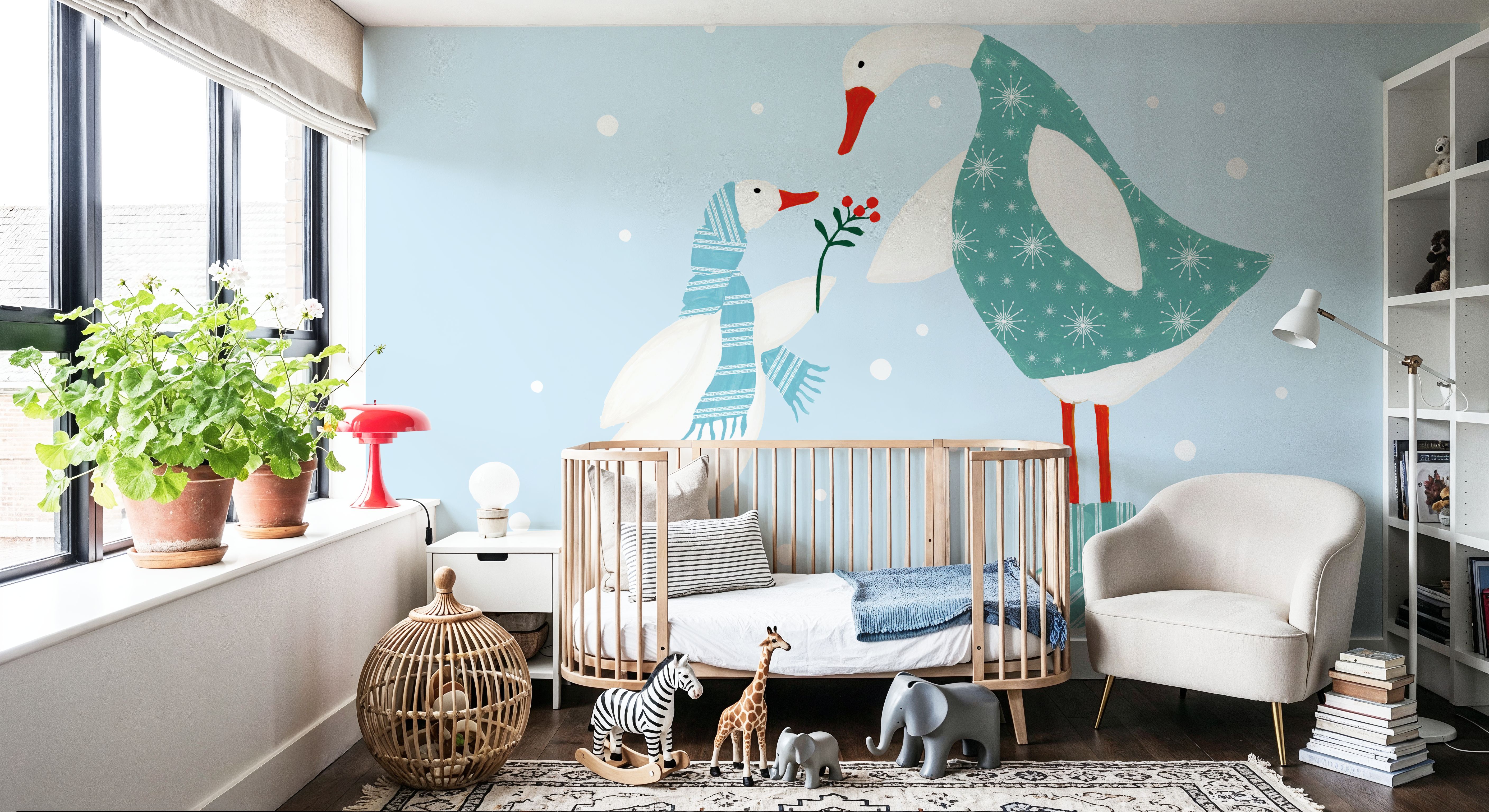 Ducks in the Snow II