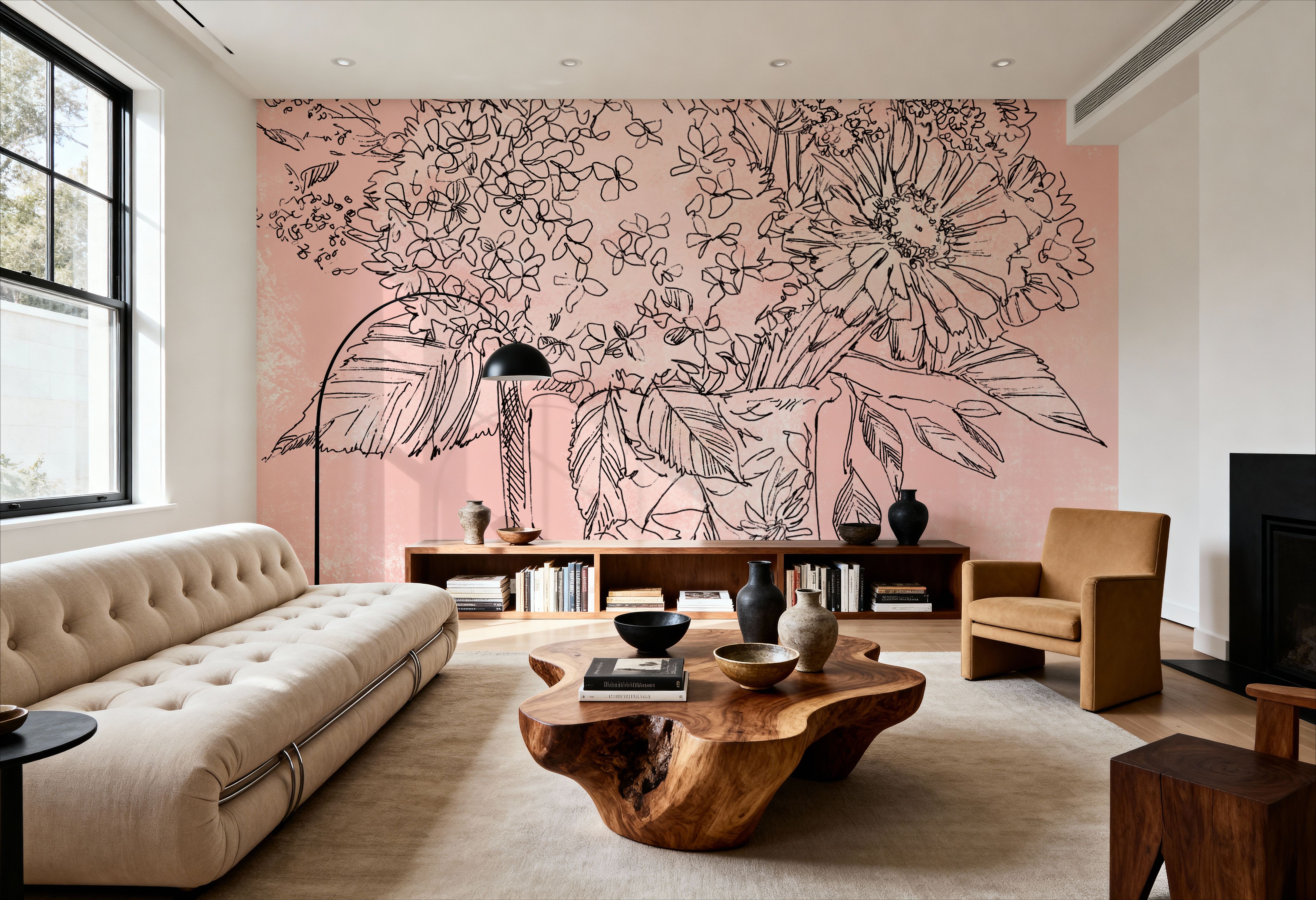 Hydrangea in Pitcher Sketch