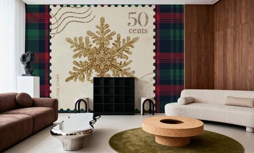 Plaid Christmas Stamp II