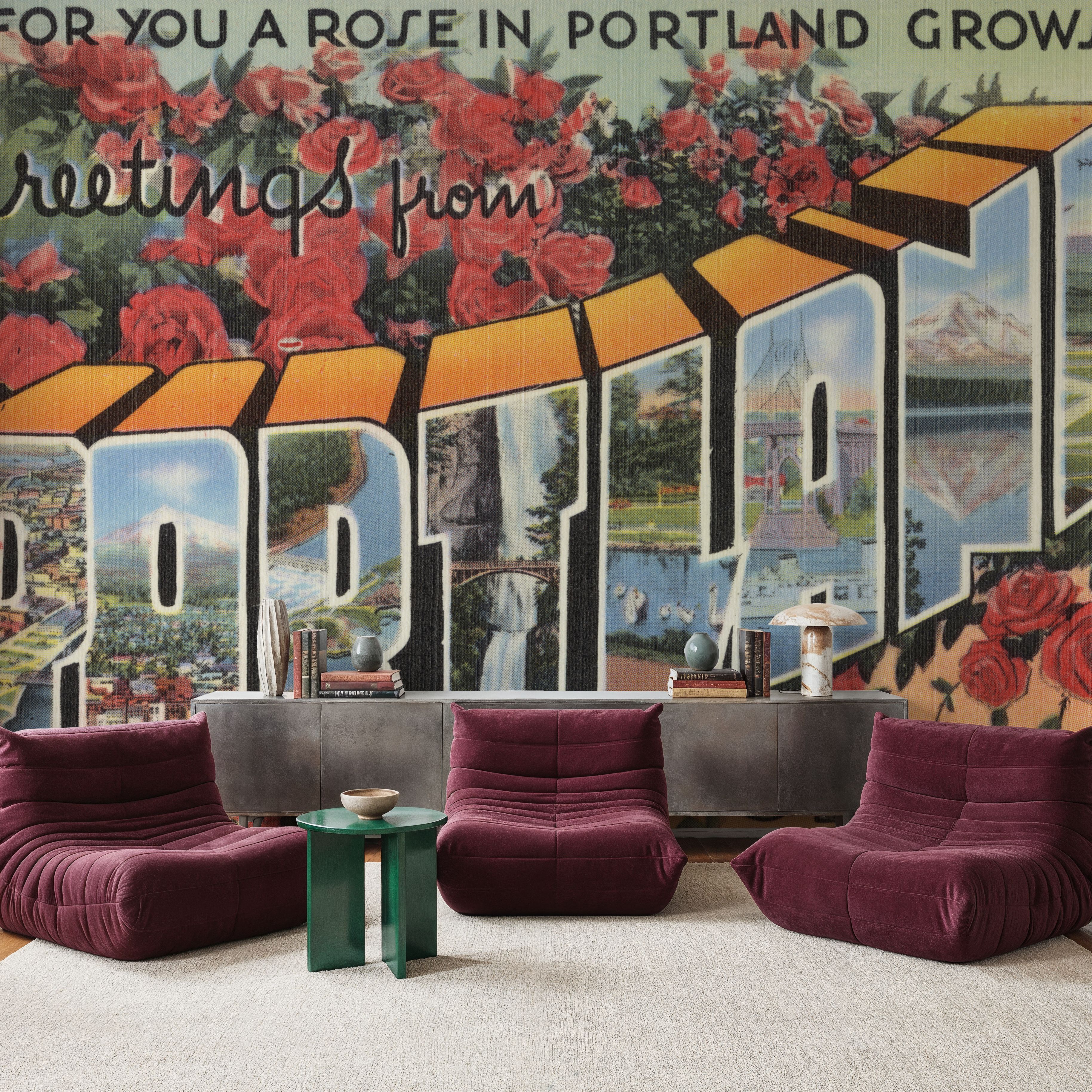 Greetings from Portland - Screenprint Postcard