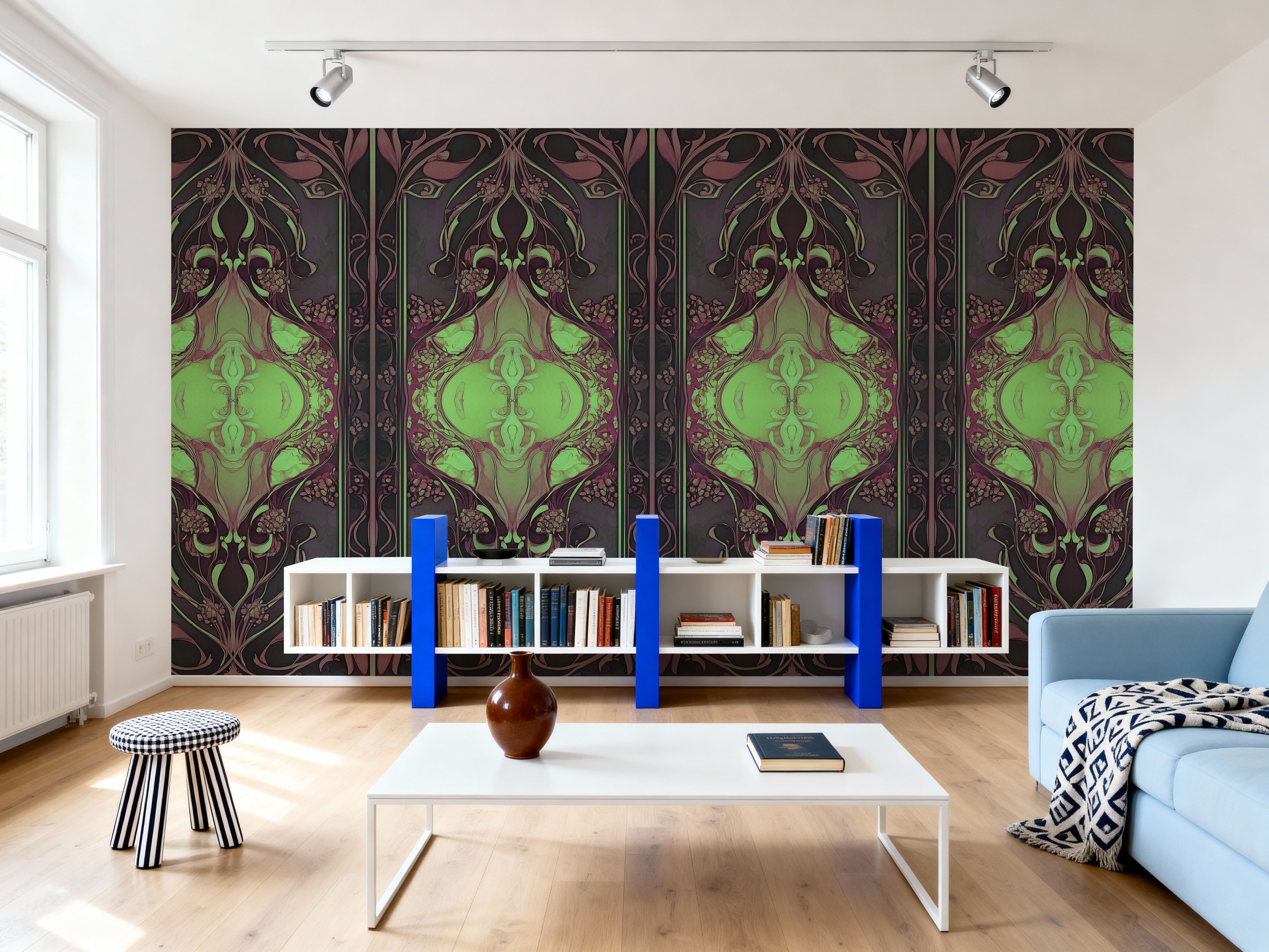 Art Noveau I Pinkgreen