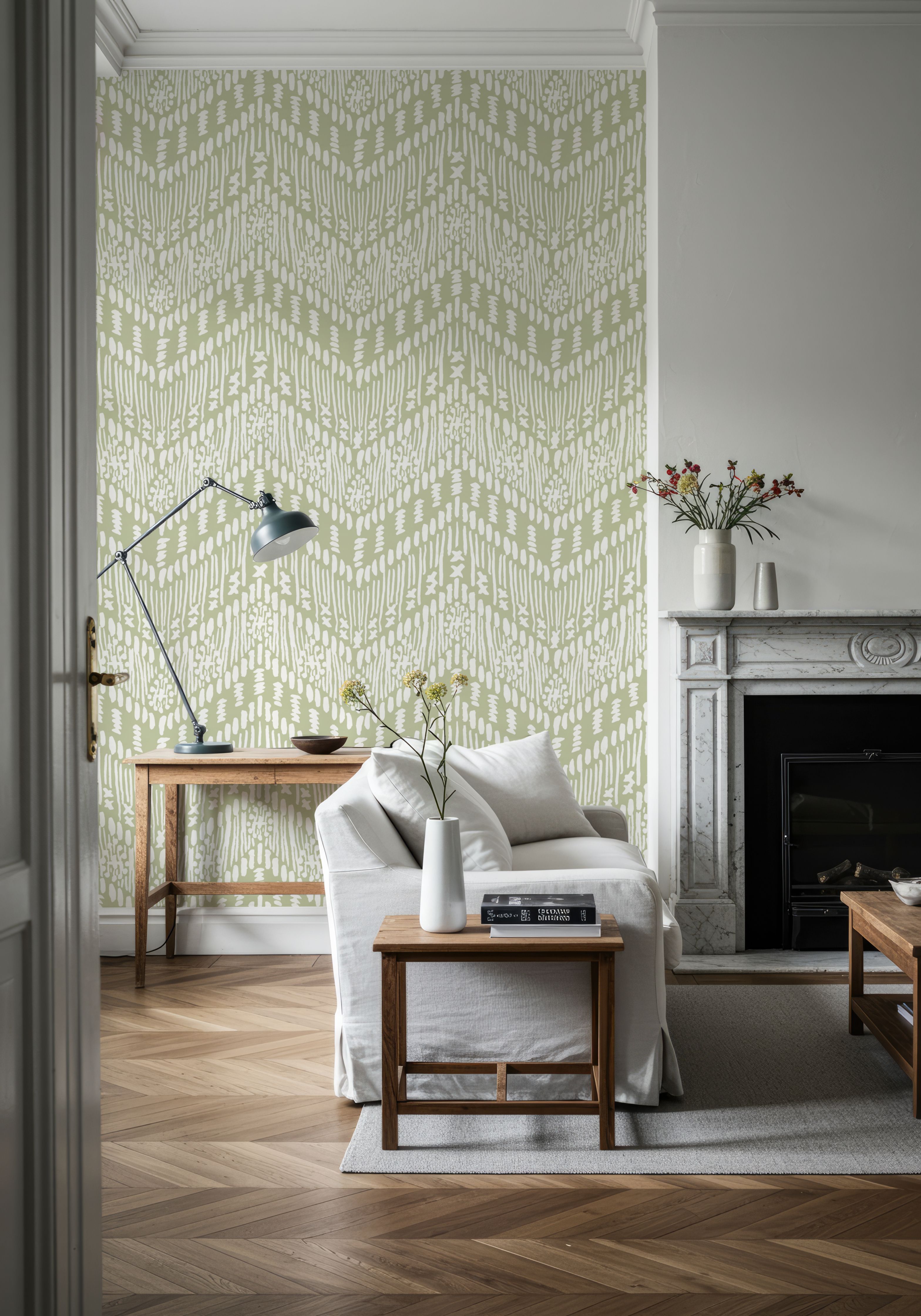 Macrame Jigsaw Green
