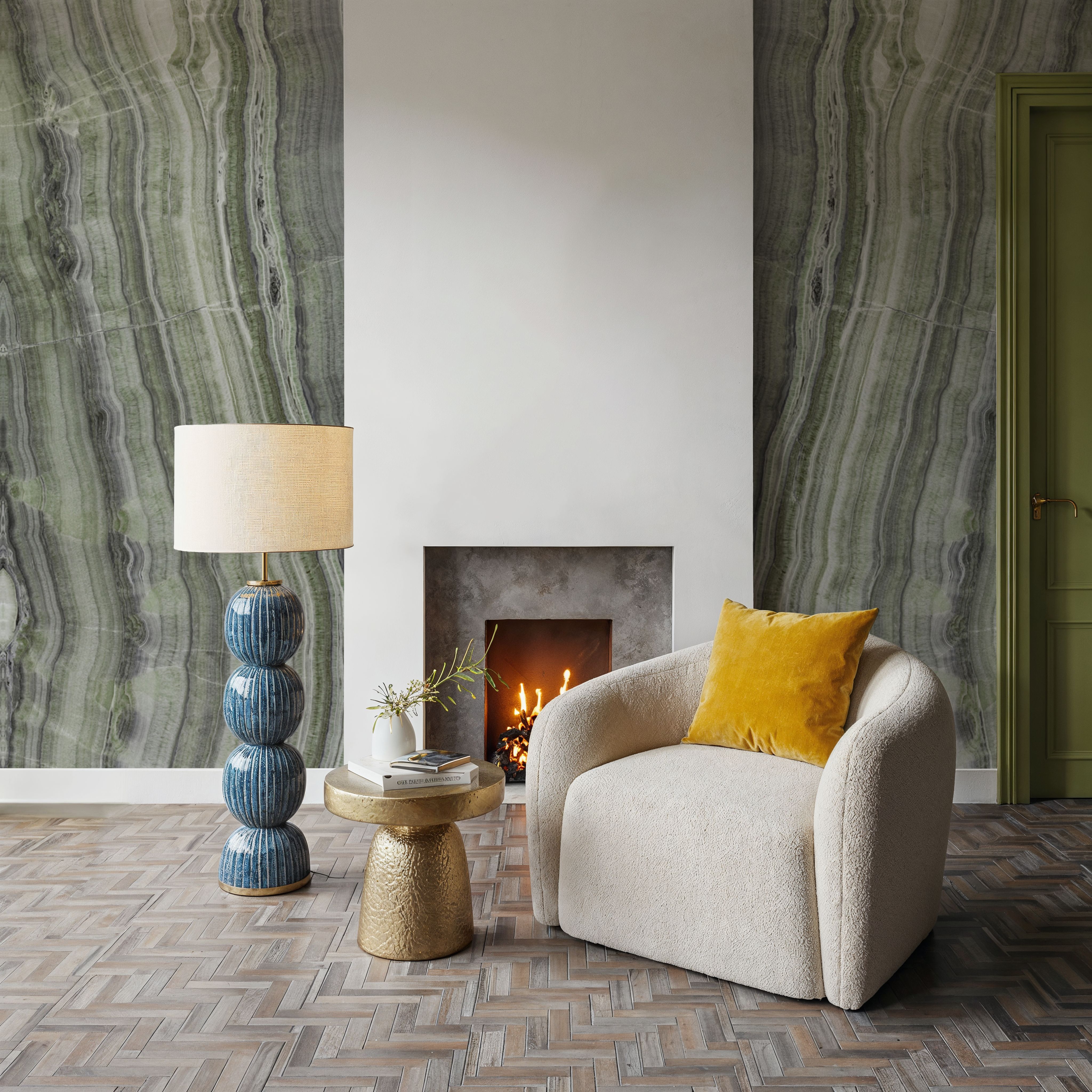 Onyx Mirage Bookmatched, Verdura Green