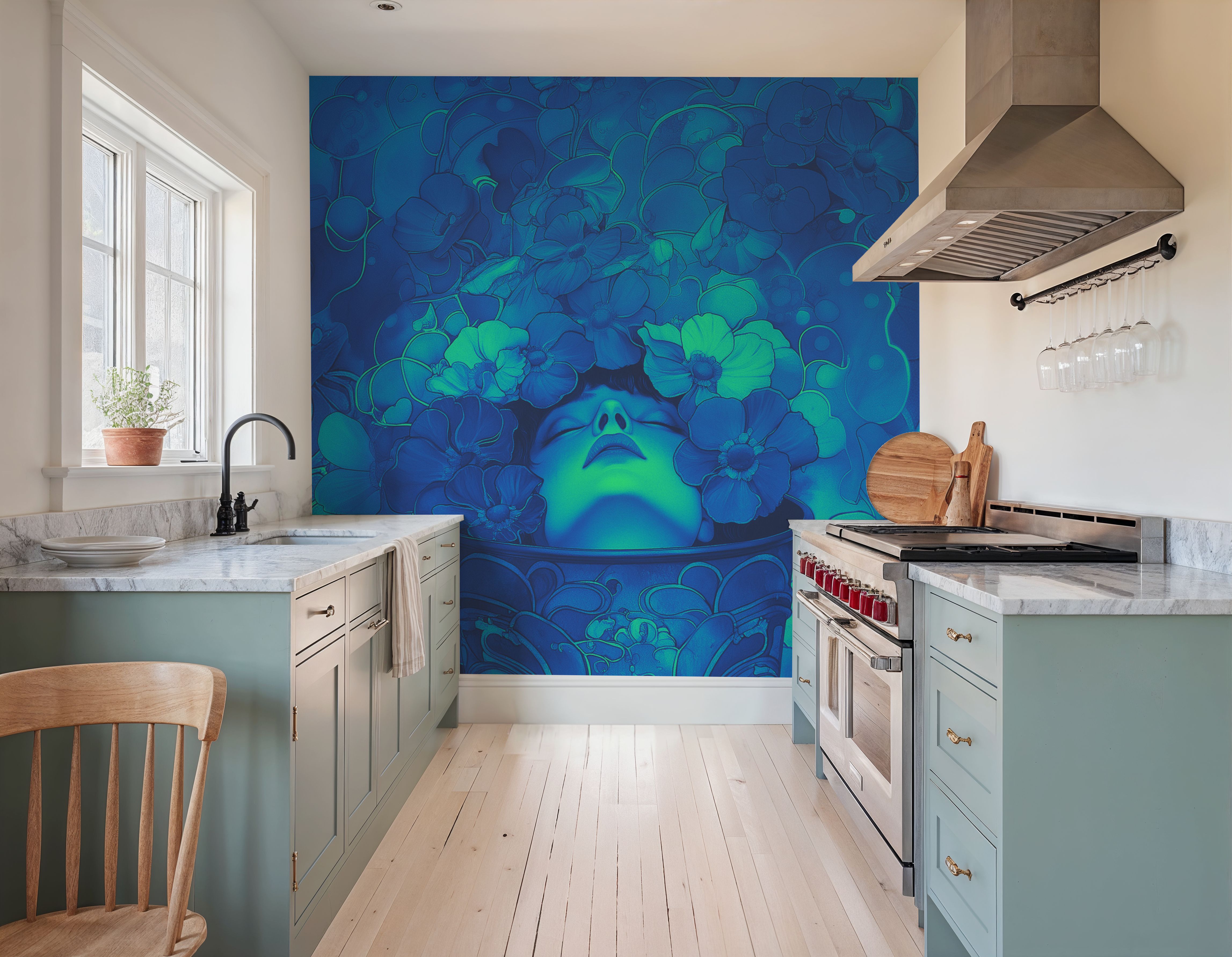 The Bucket of List Blue Green