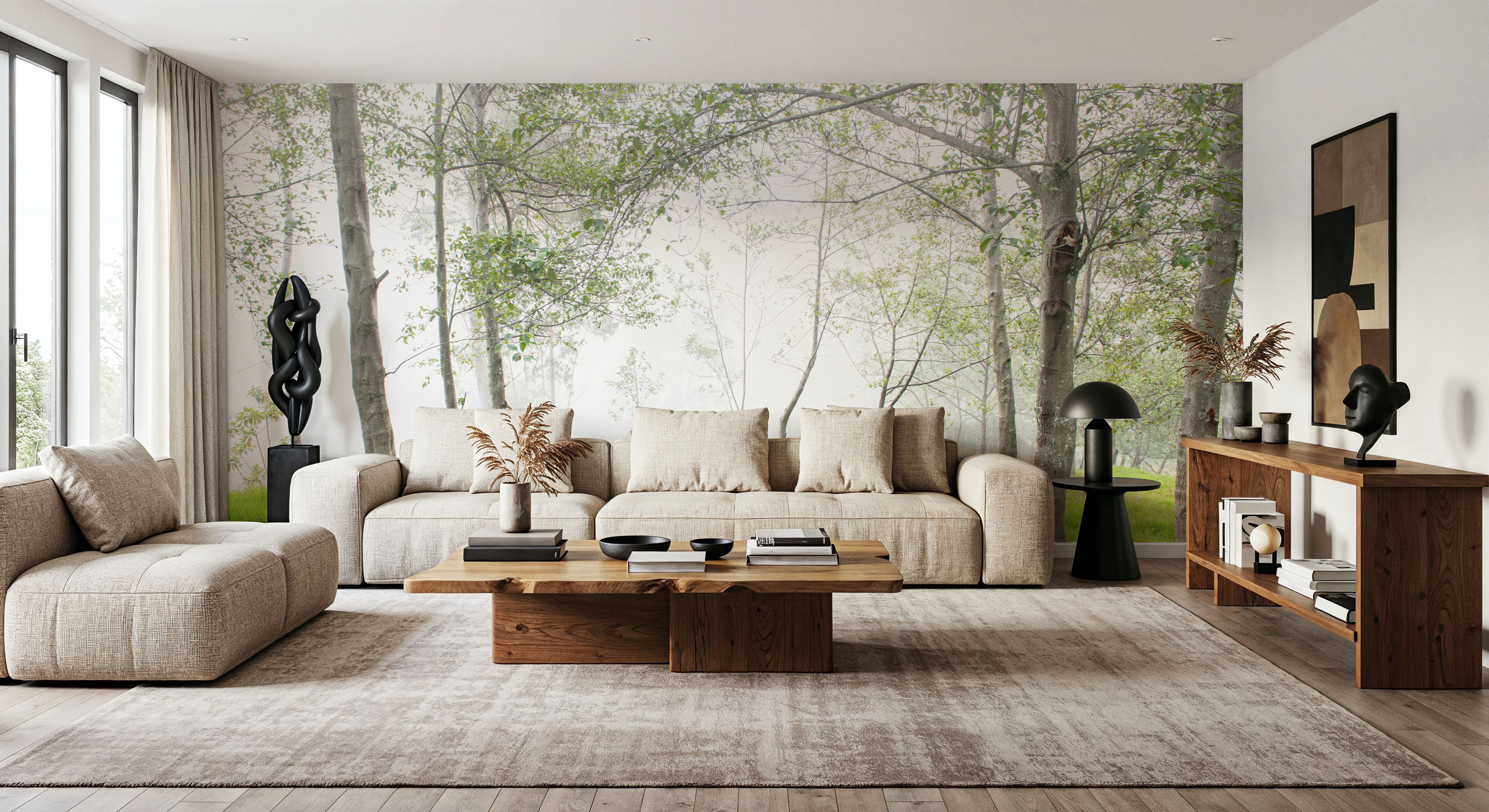 Young Forest Sunbath, Wallpaper