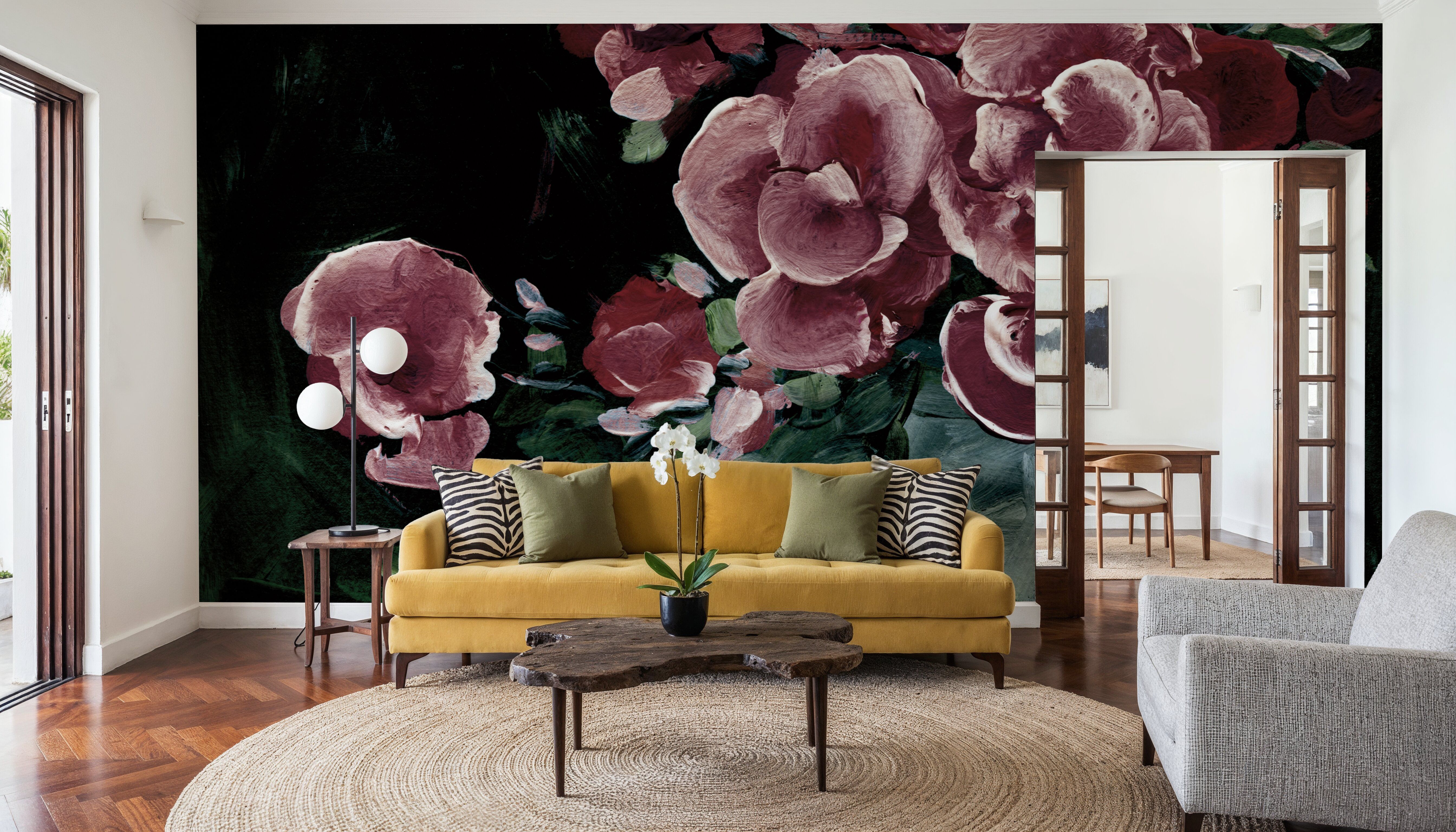 Botanical Elegance Burgundy II