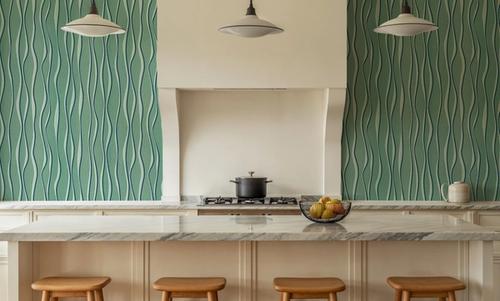 Swaying Lines, Ocean Green