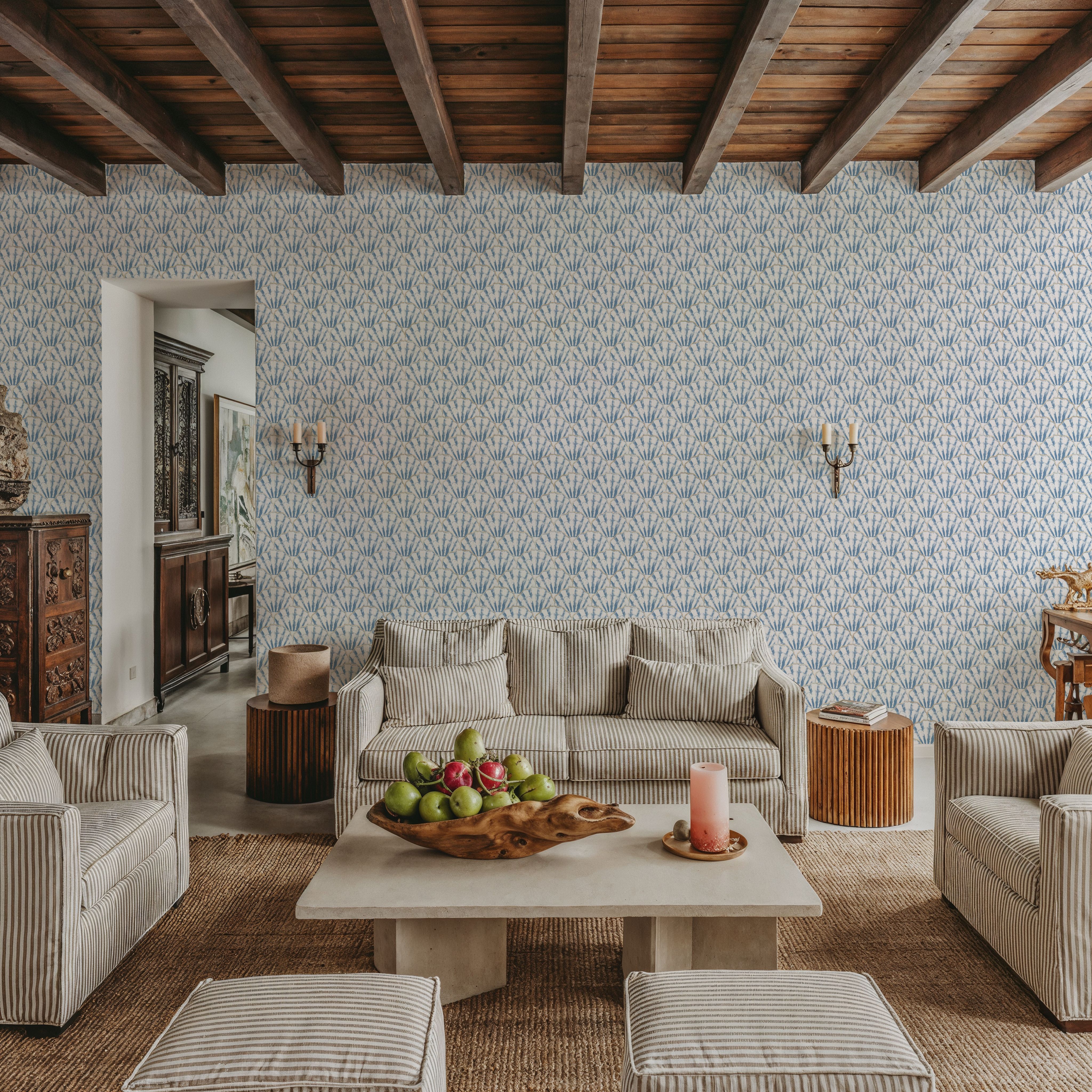 Mermaid Shells, Blue