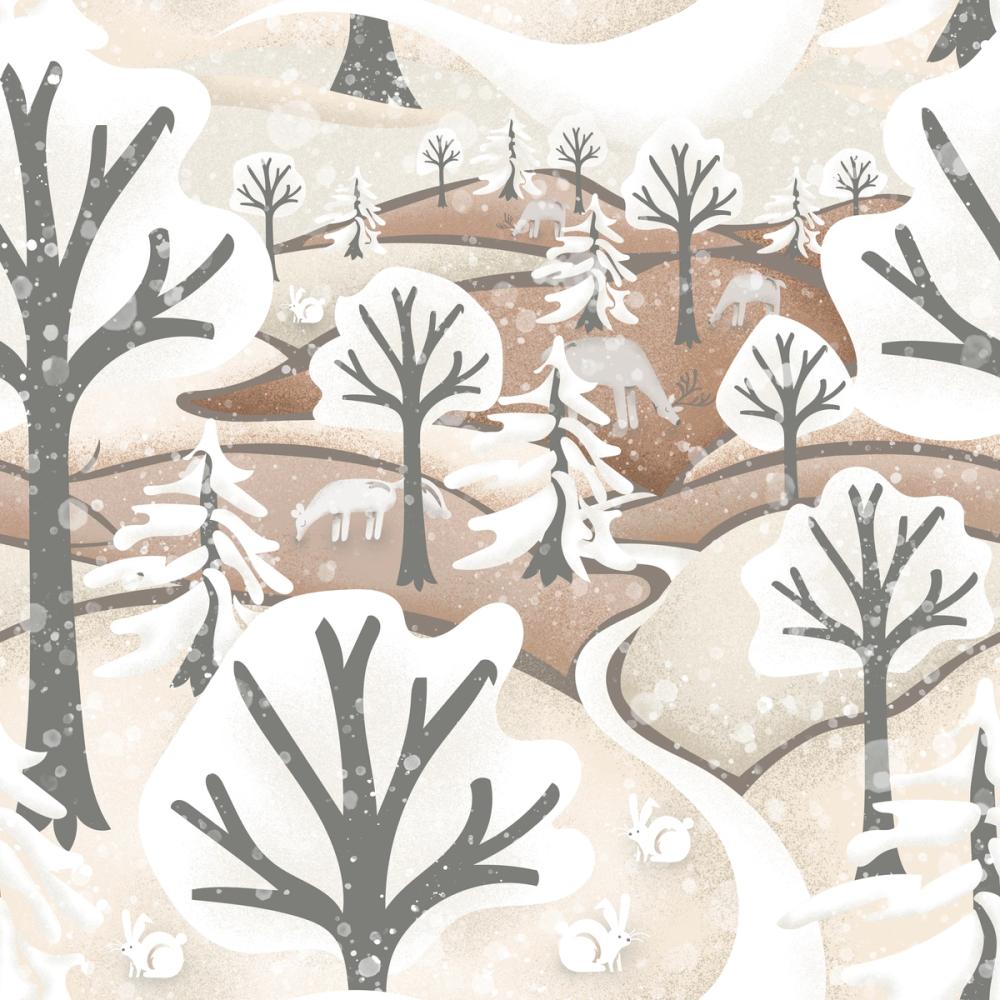 Frozen Forest, Beige