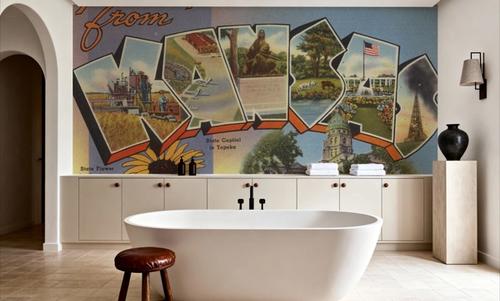 Greetings from Kansas - Screenprint Postcard