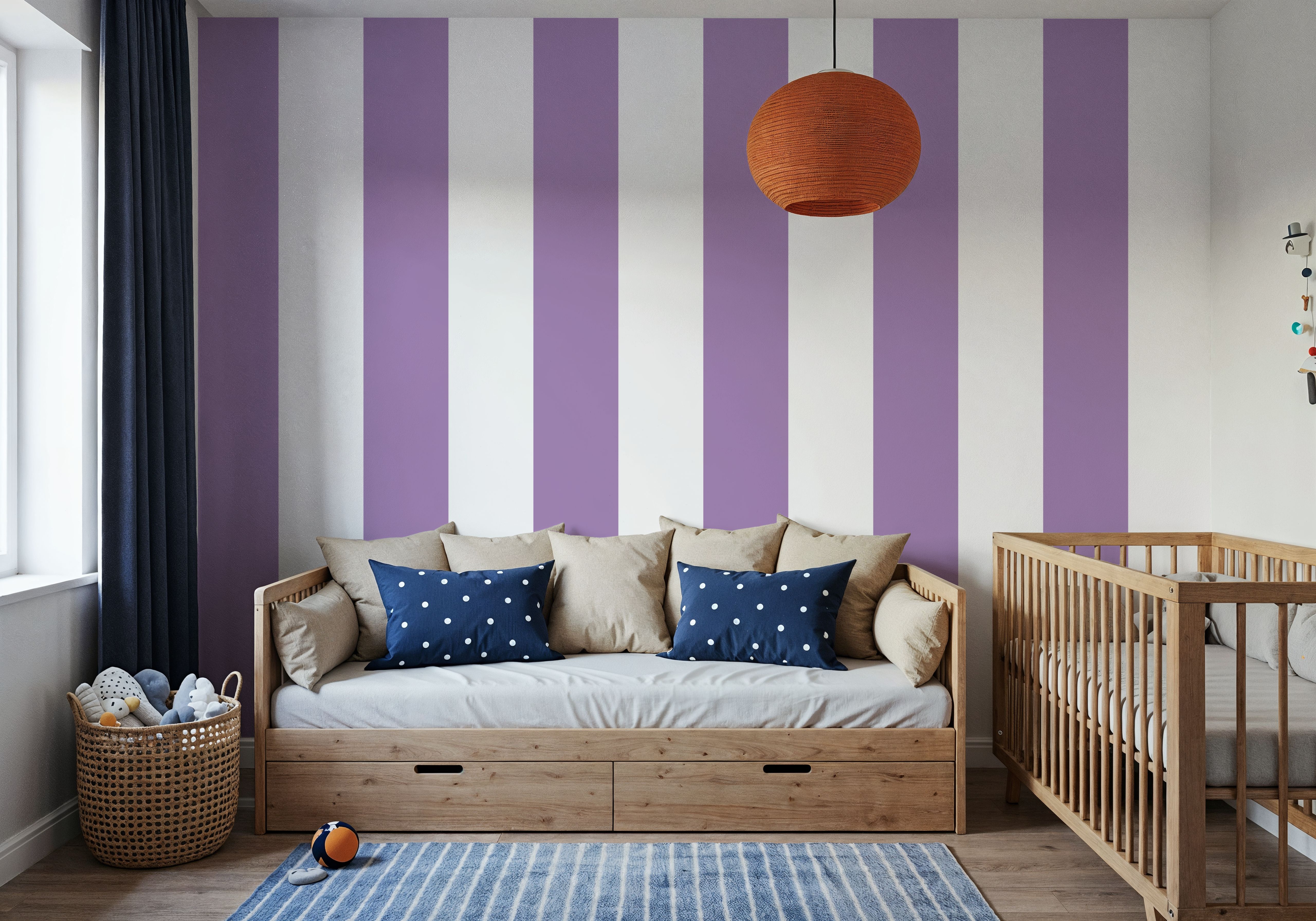 Circus Stripes, Purple