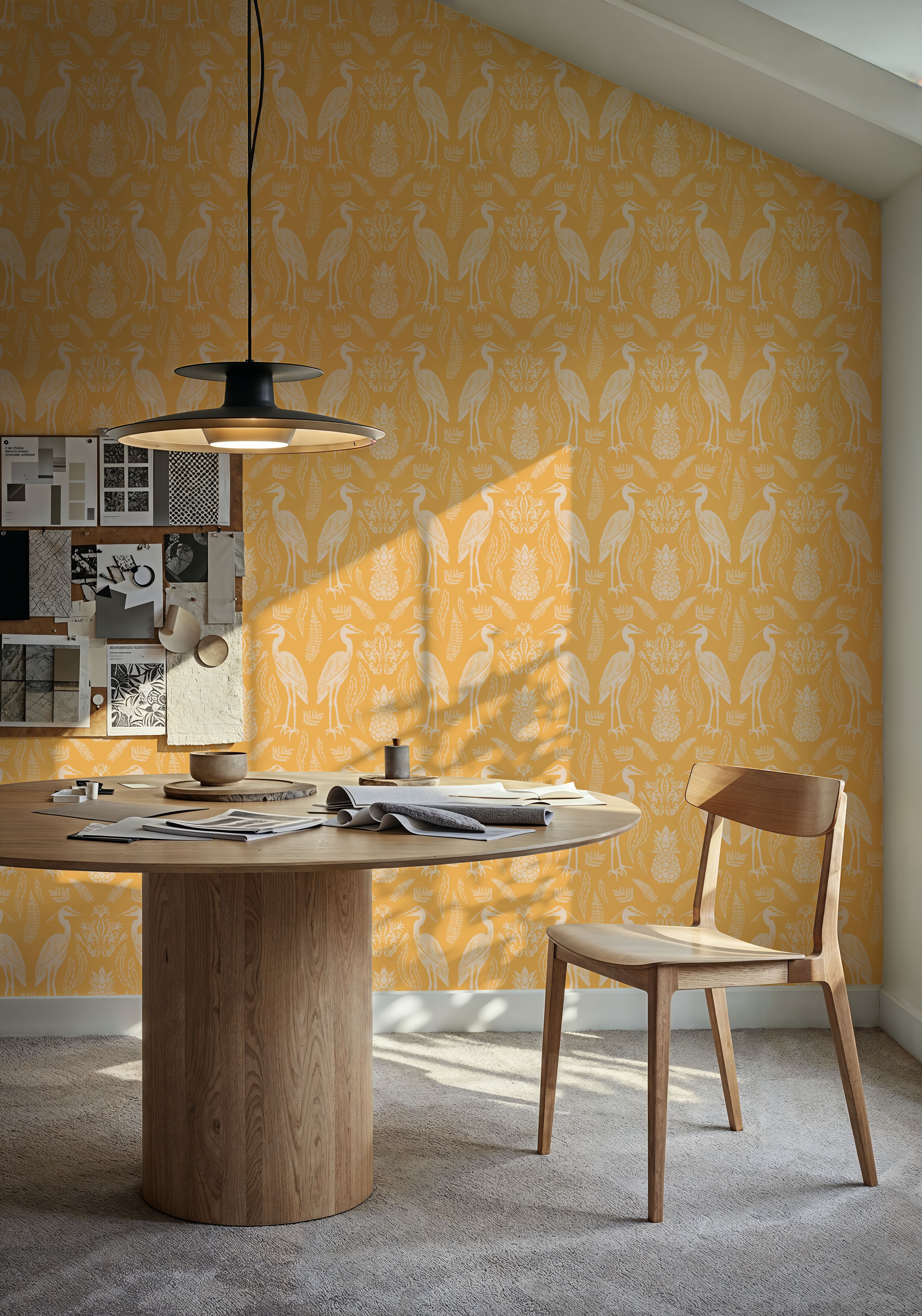 Heron & Ferns, Yellow