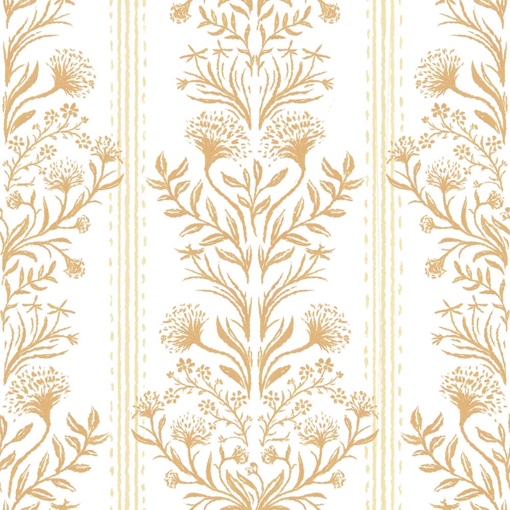 Fall Botanical Stripes, Apricot