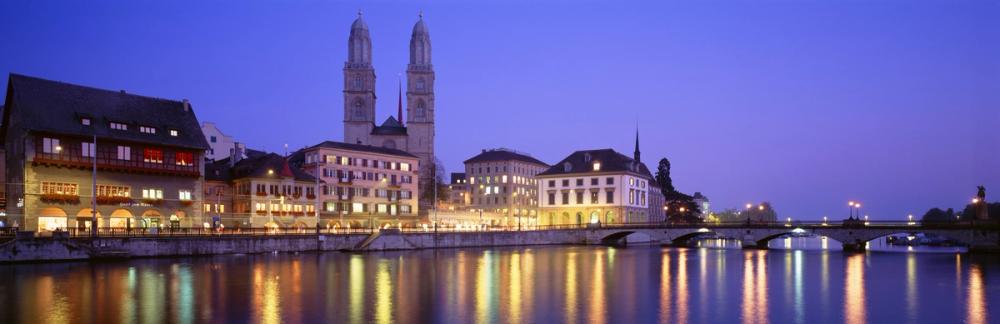 Twilight Towers Reflection