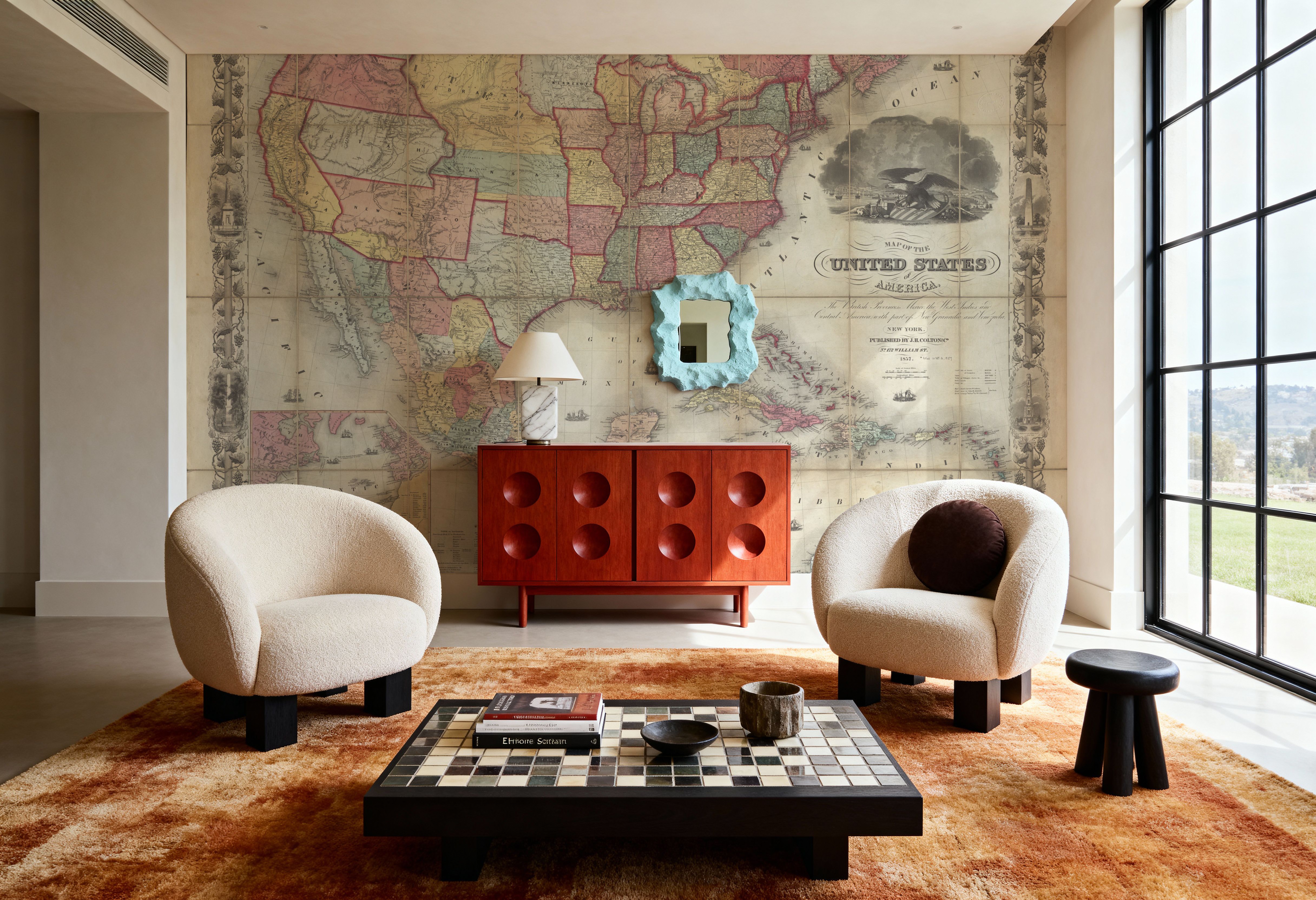 Colton's Unites States Map 1857