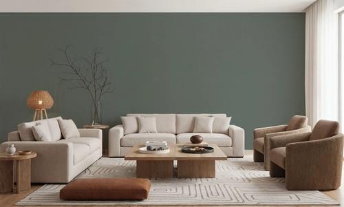 Faux Sand Stucco Finish, French Green