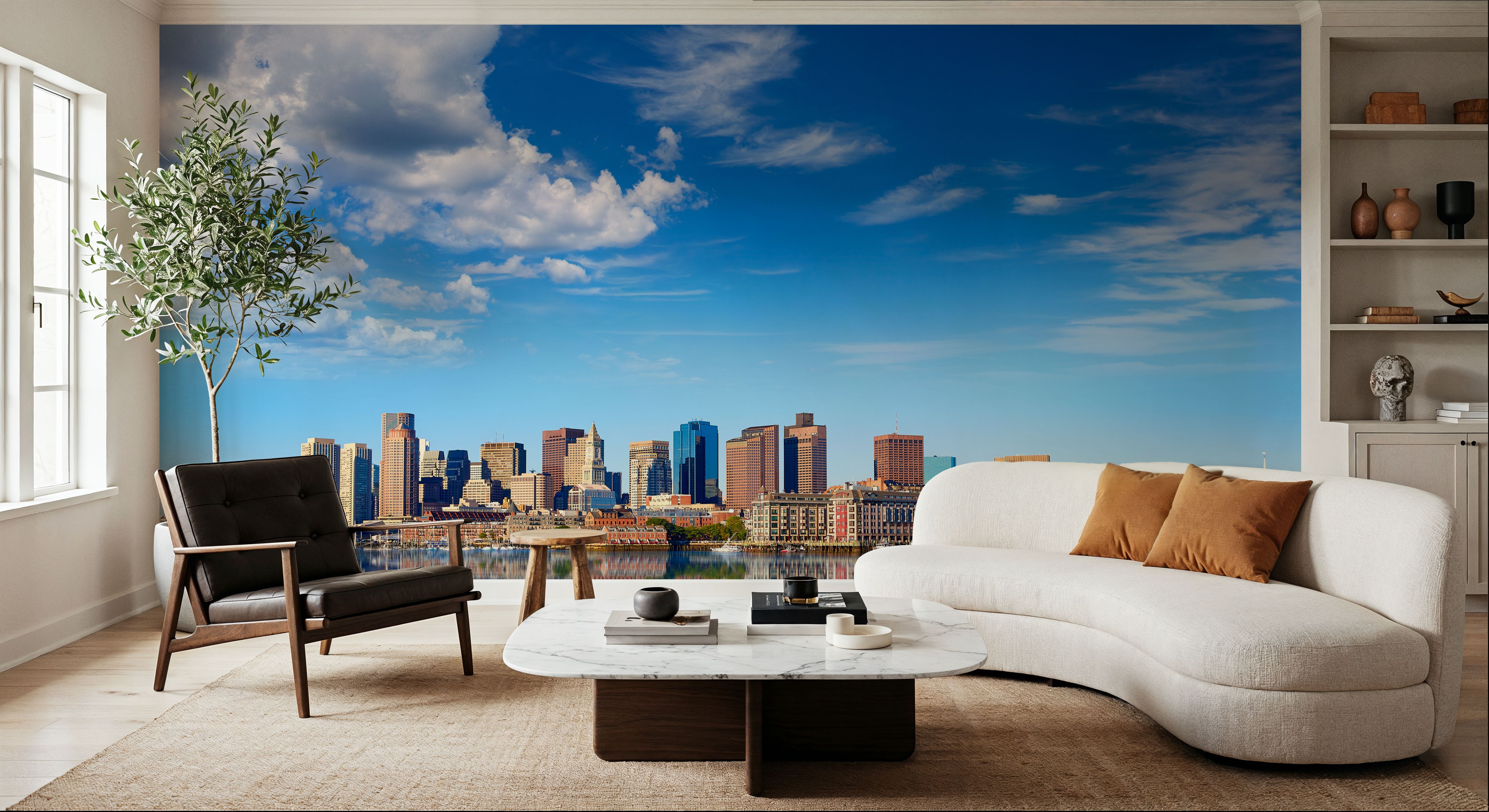 Boston Harbor Skyline