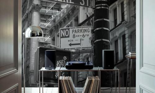 Soho Greene St Sign Manhattan, Black & White