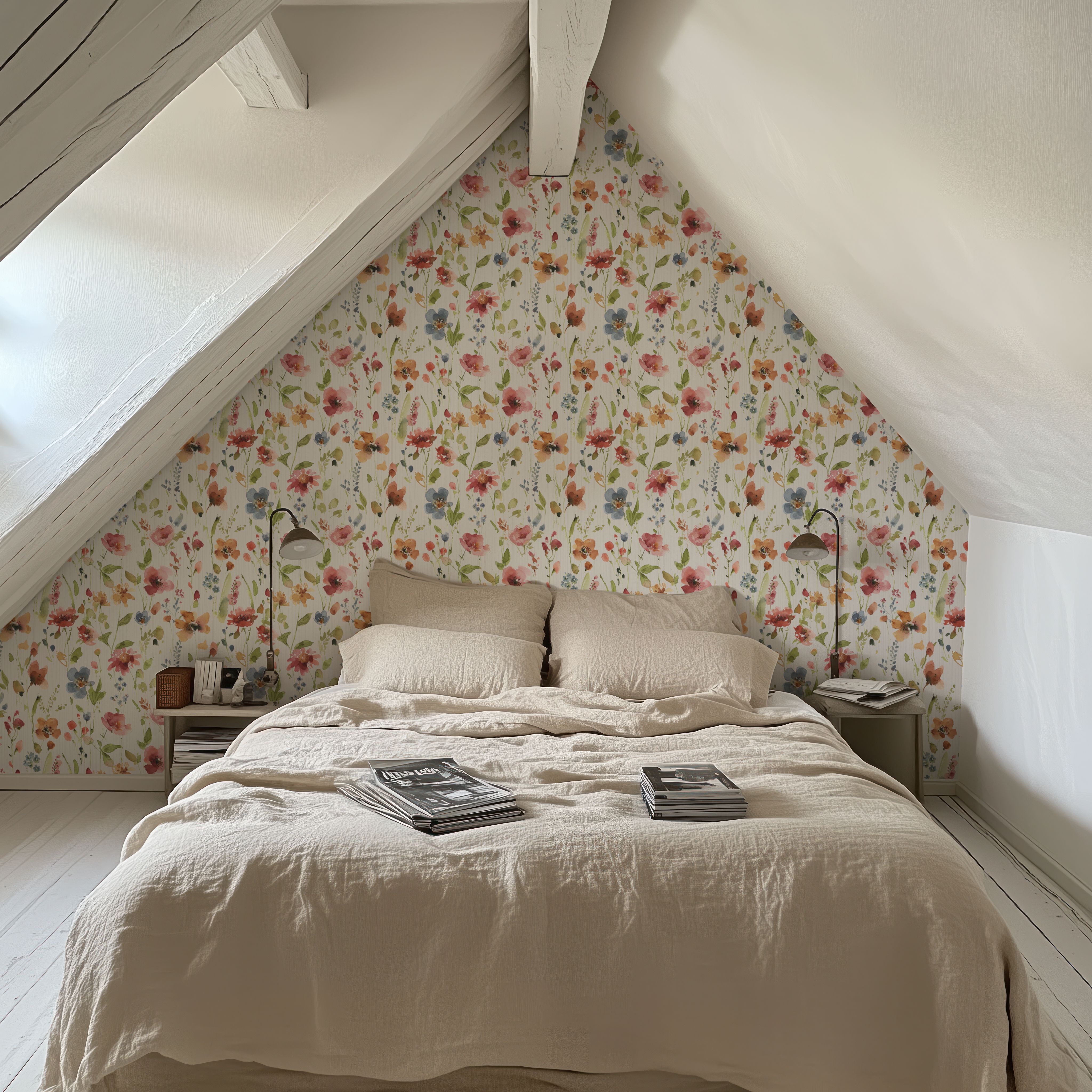 Time to Share Flowers White