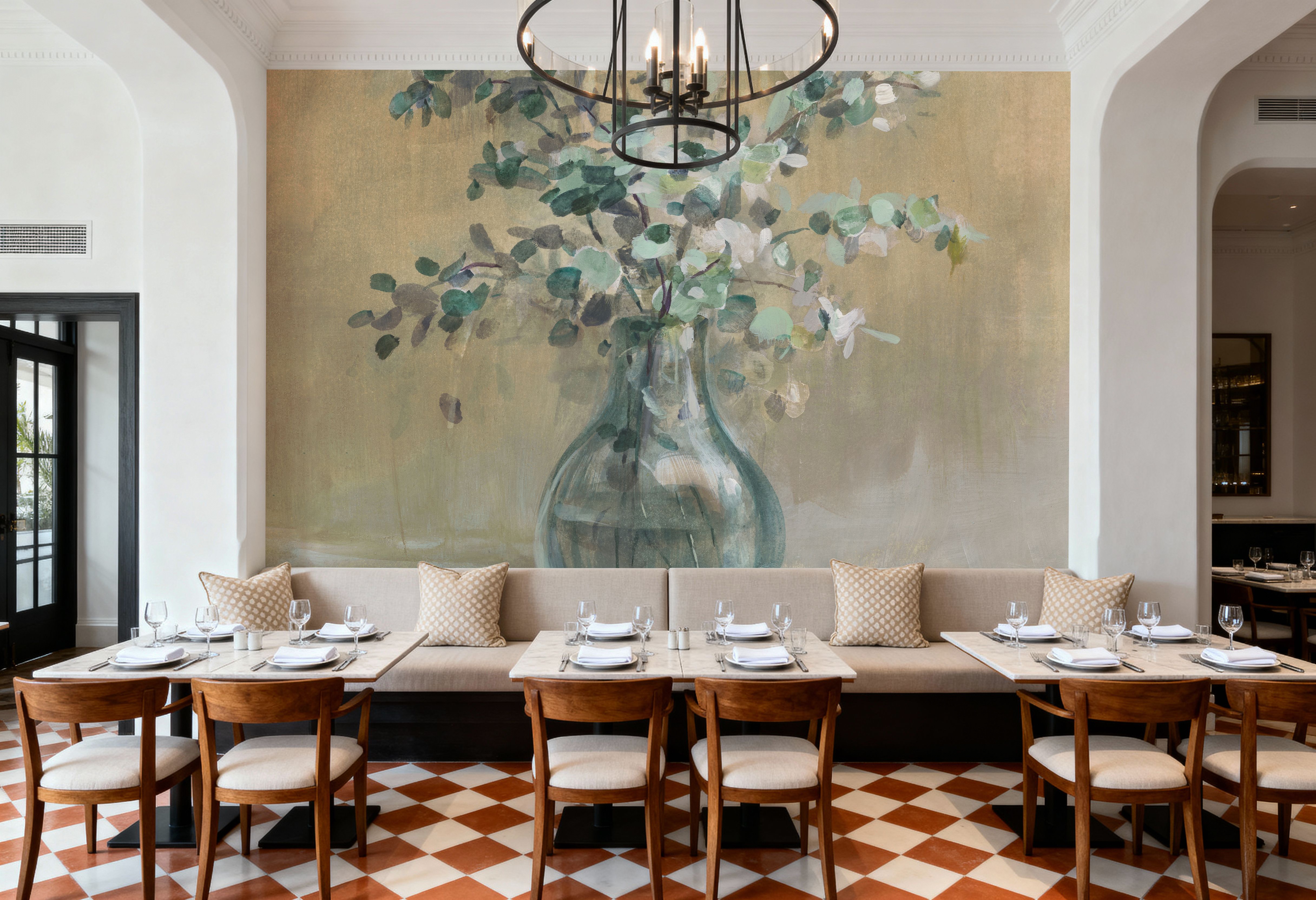 Scented Cutting Neutral, Carte da parati