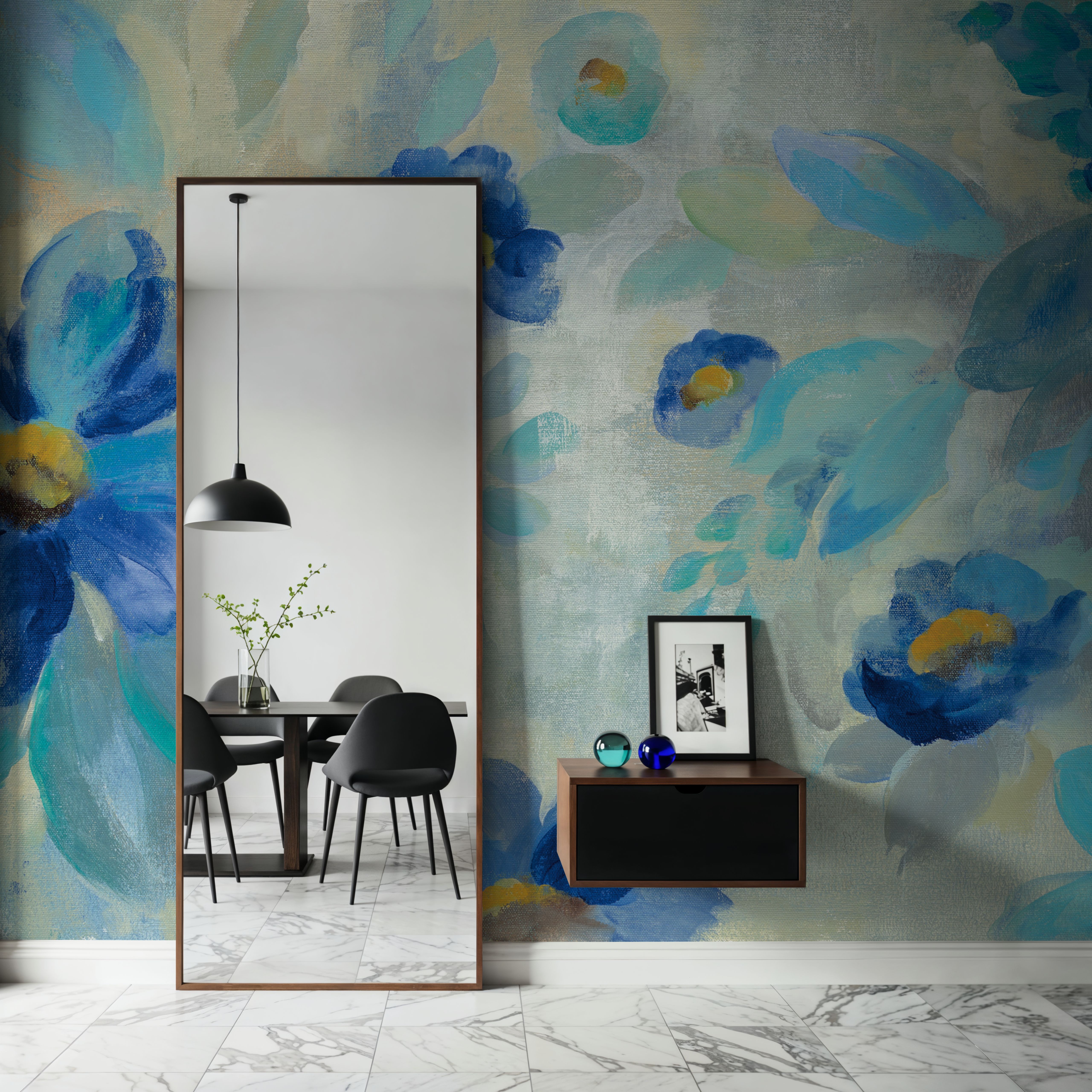 Blue Flowers Whisper I