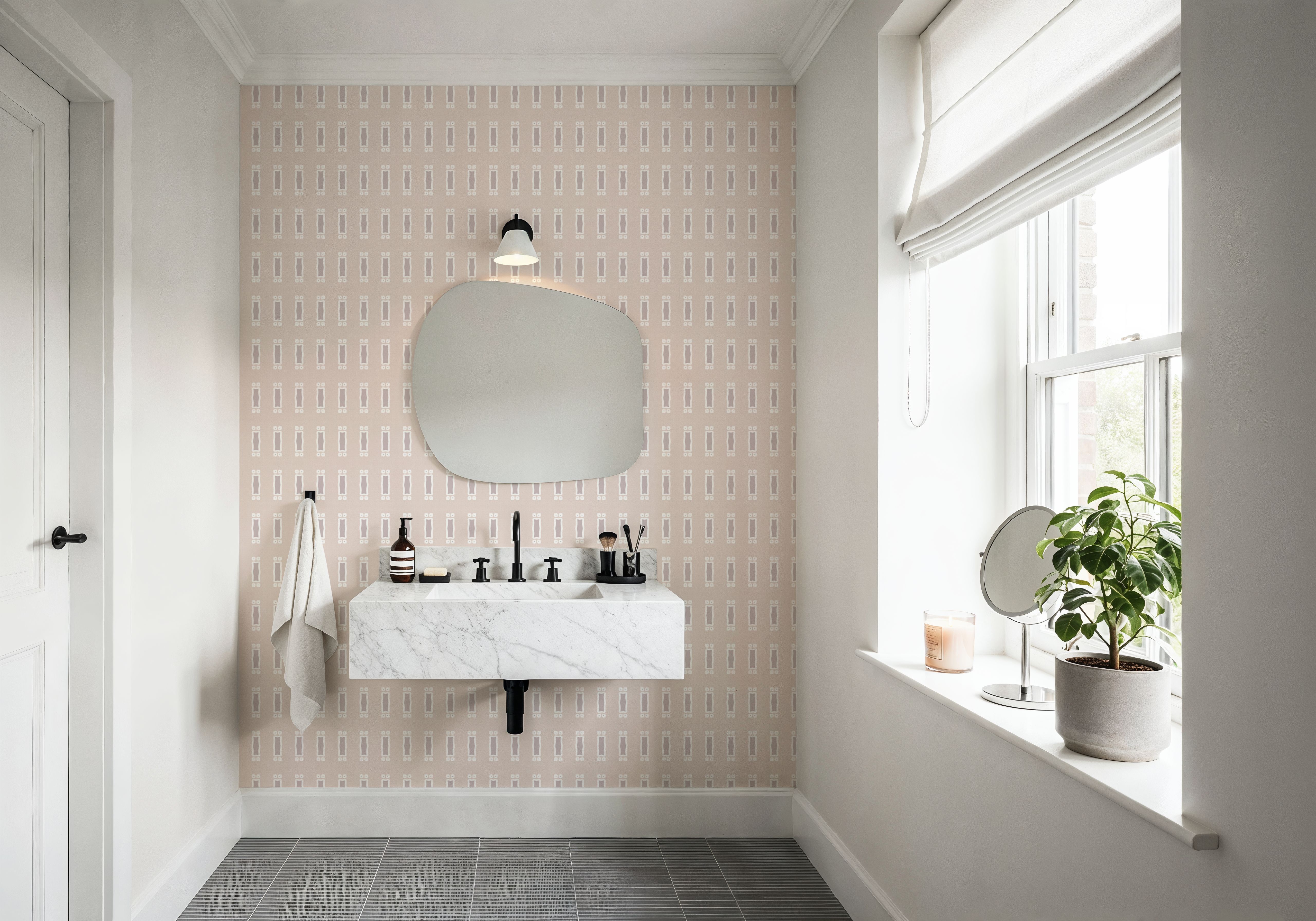 Zelij Rectangles And Leaves