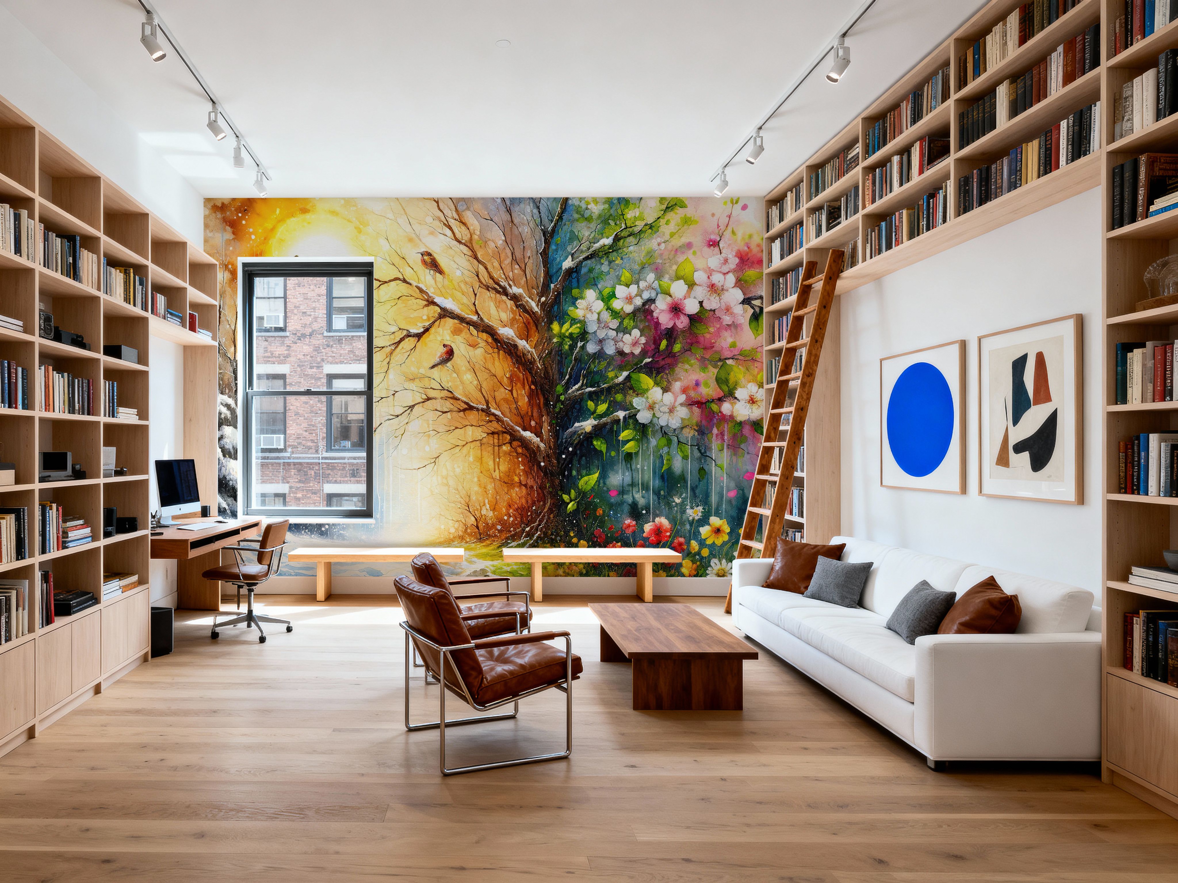 From Winter to Summer in Watercolor