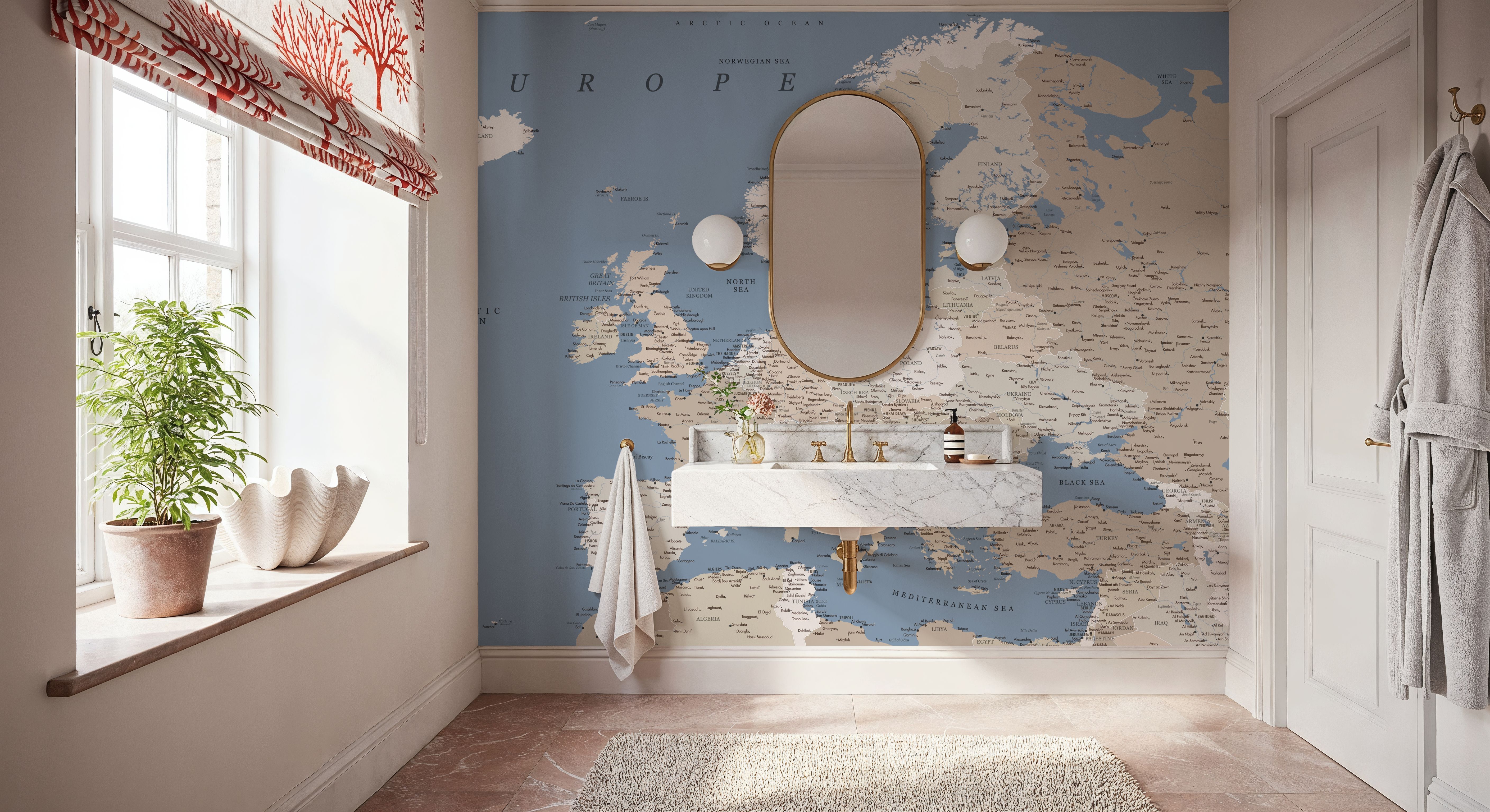 Europe Map Detailed - Amias