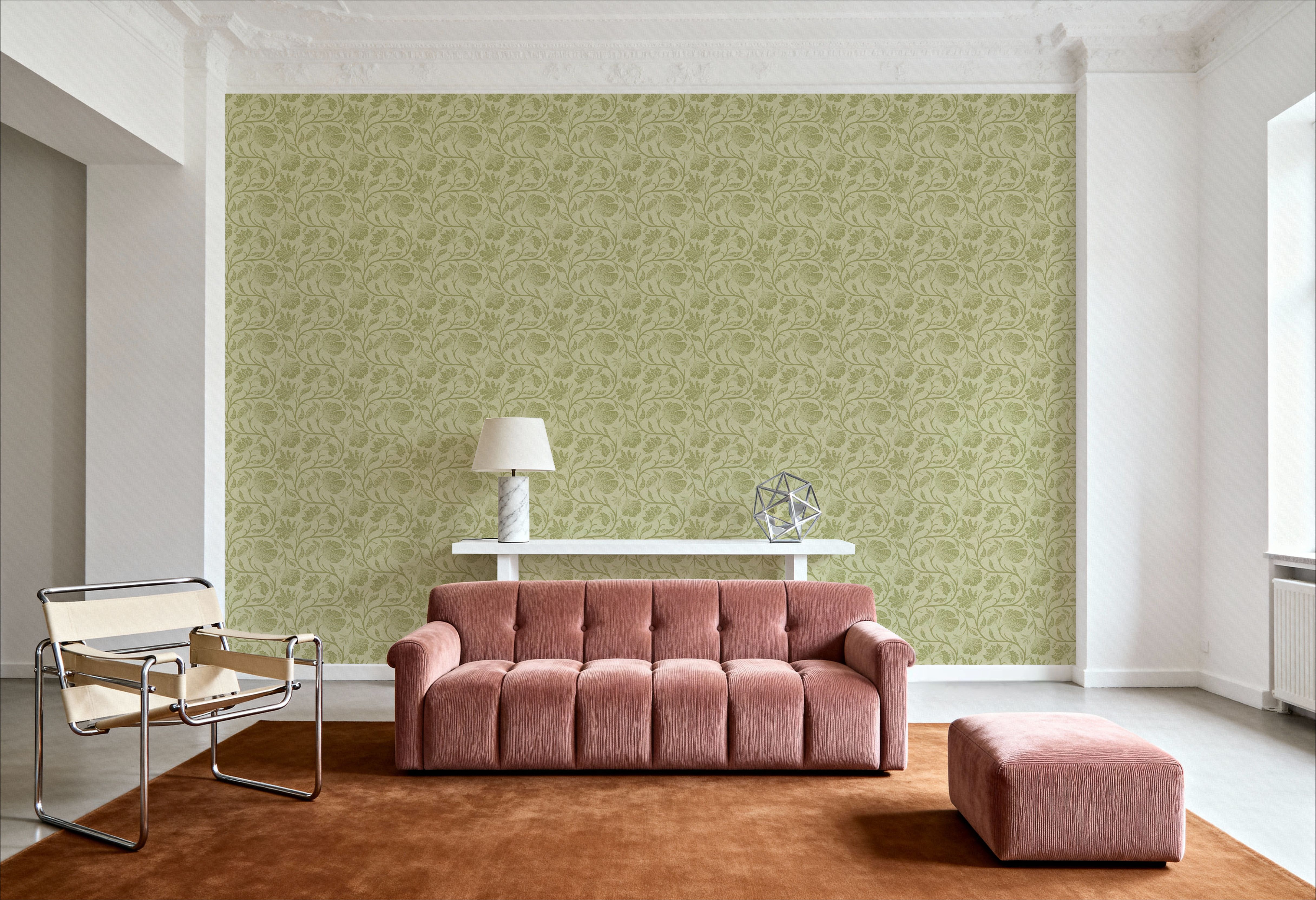 Indial Floral, Pistachio