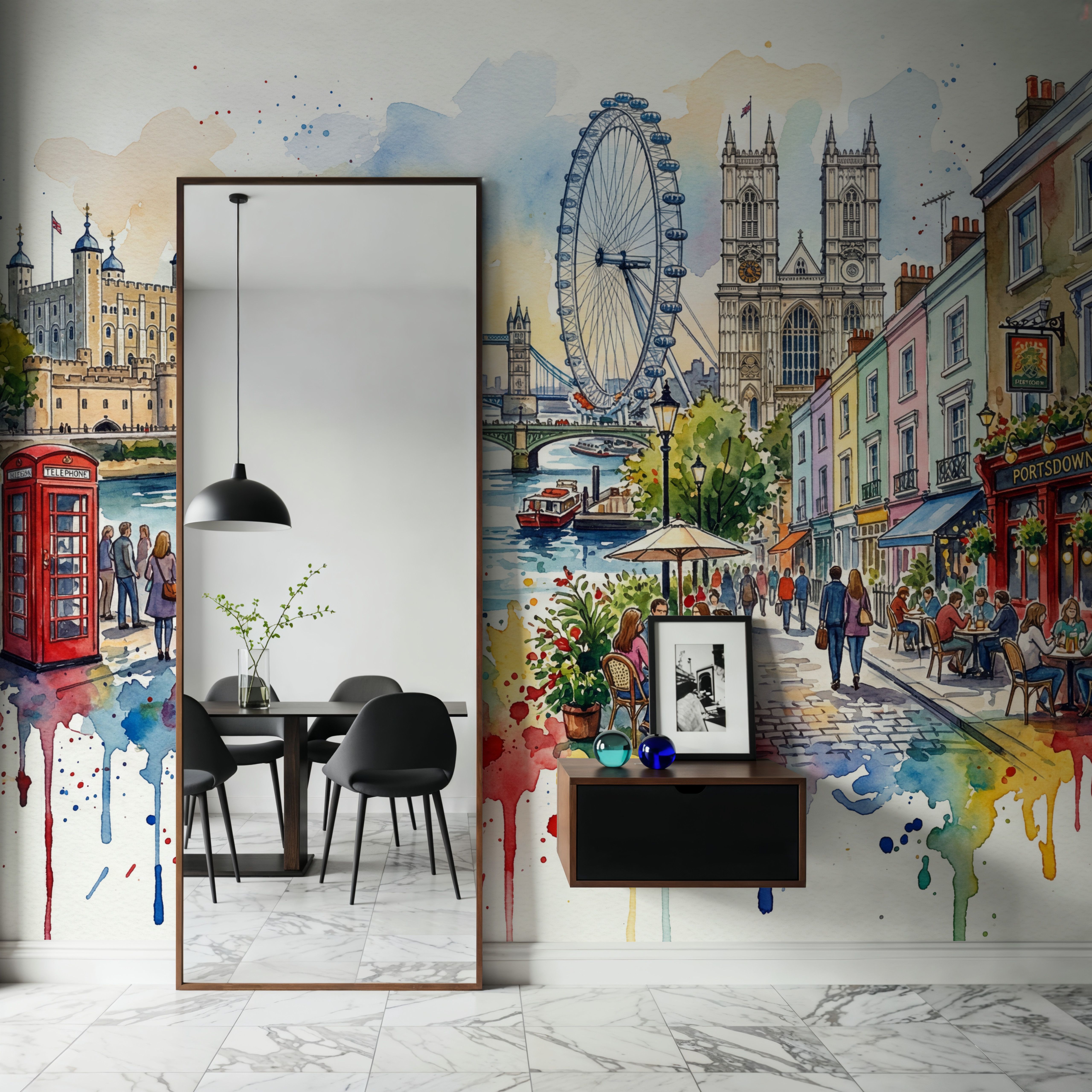 London - Watercolor City Series