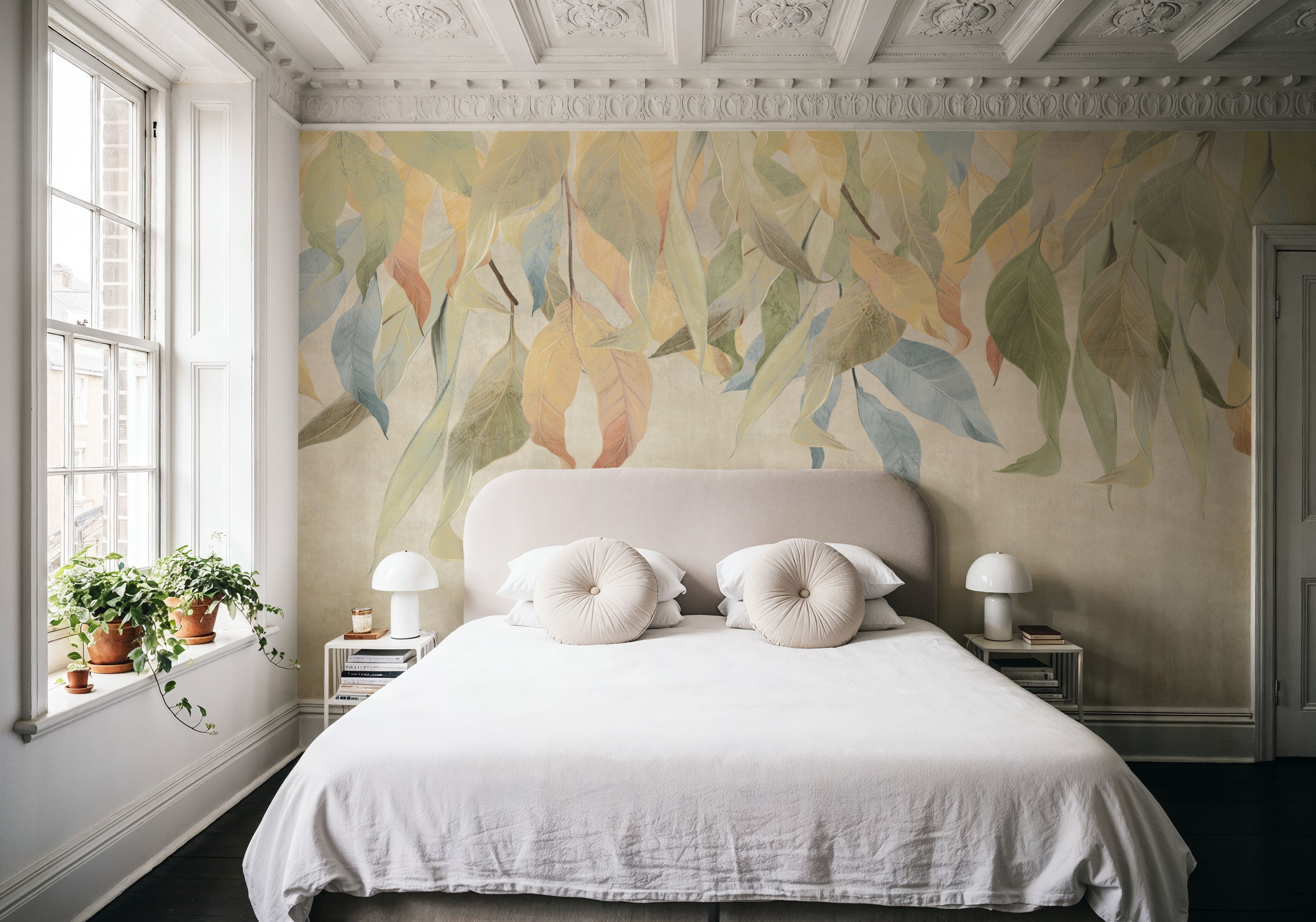 Under the Tree, Beige, Wallpaper