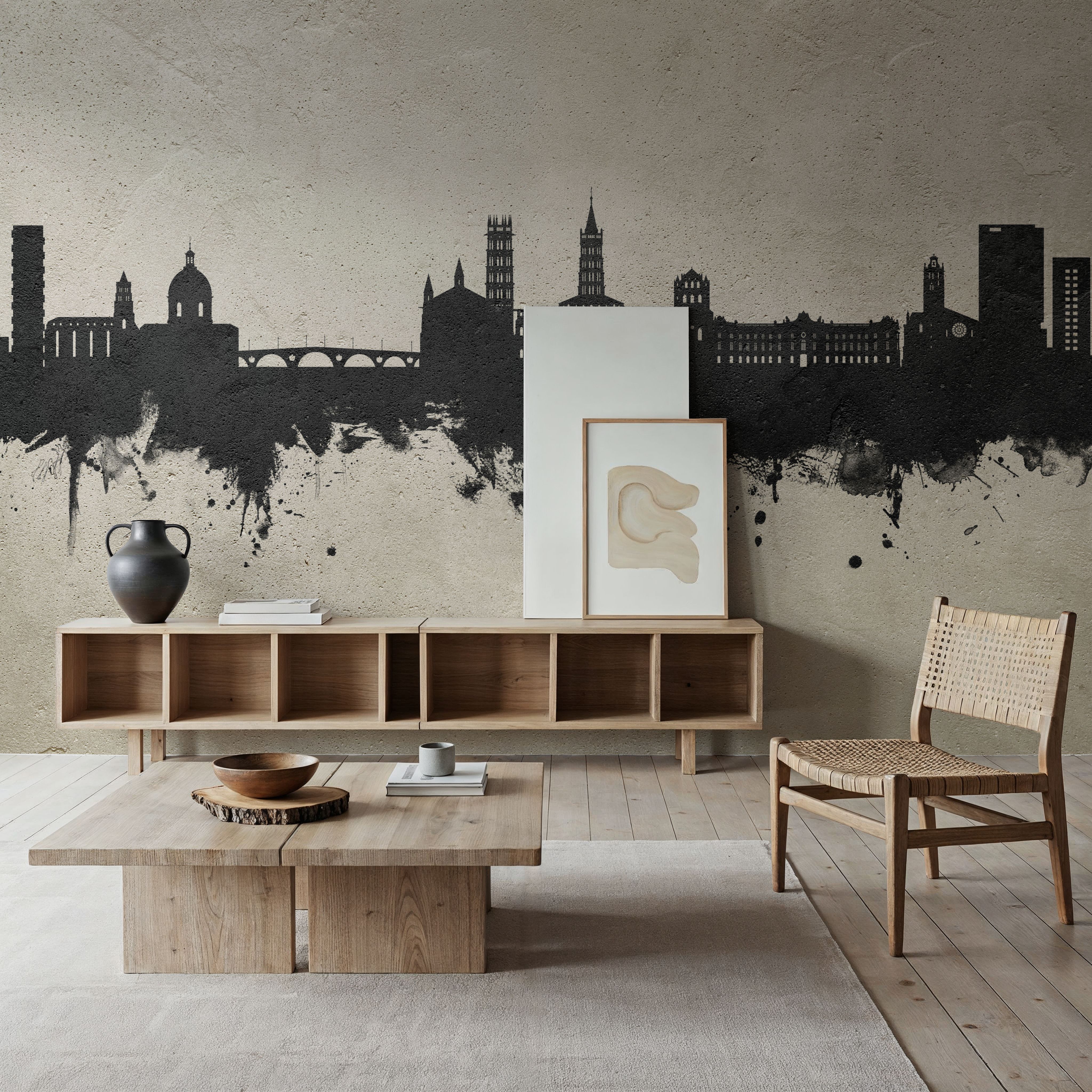 Toulouse France Skyline Concrete