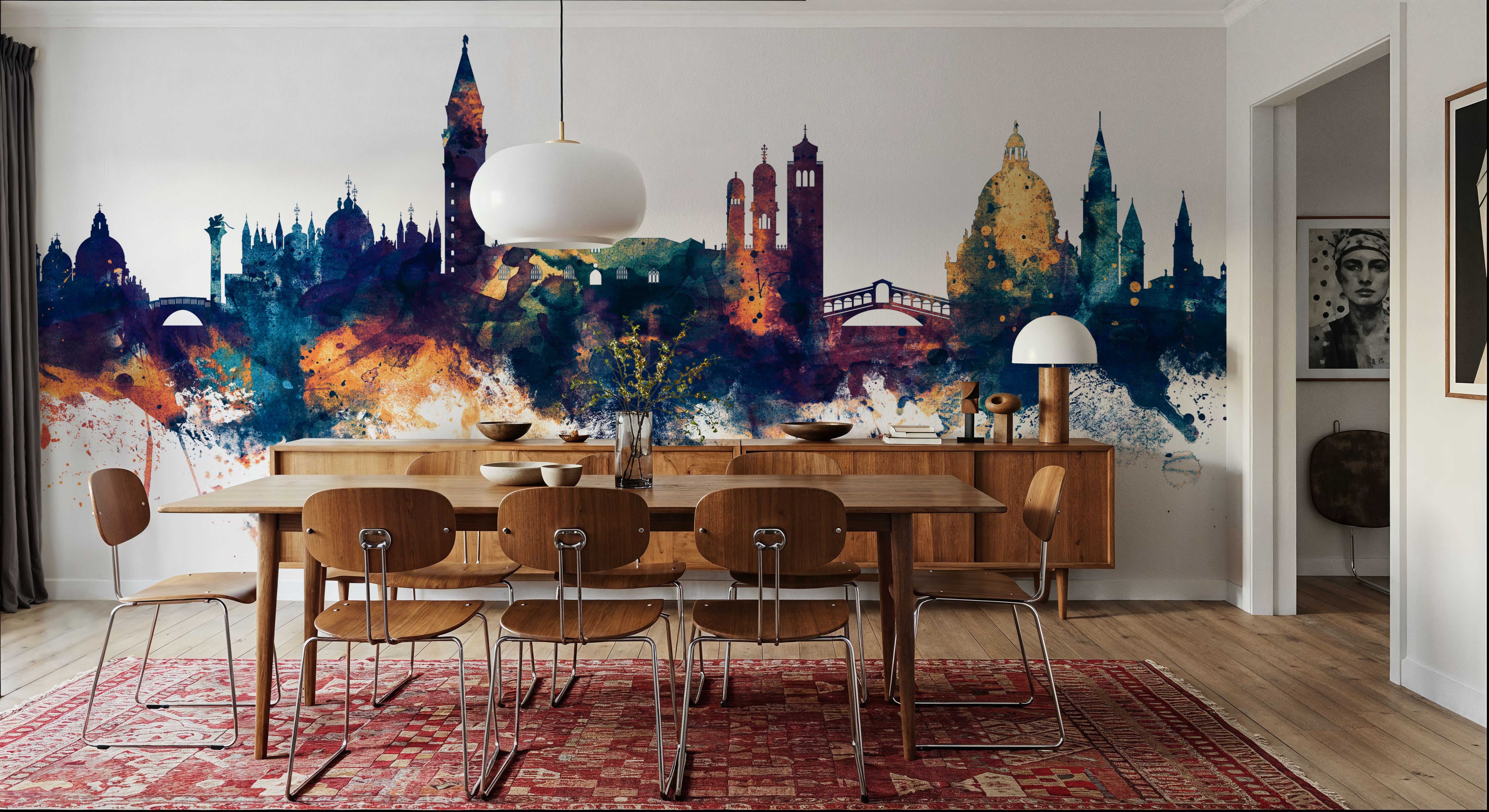 Venice Itay Skyline Blue & Bronze