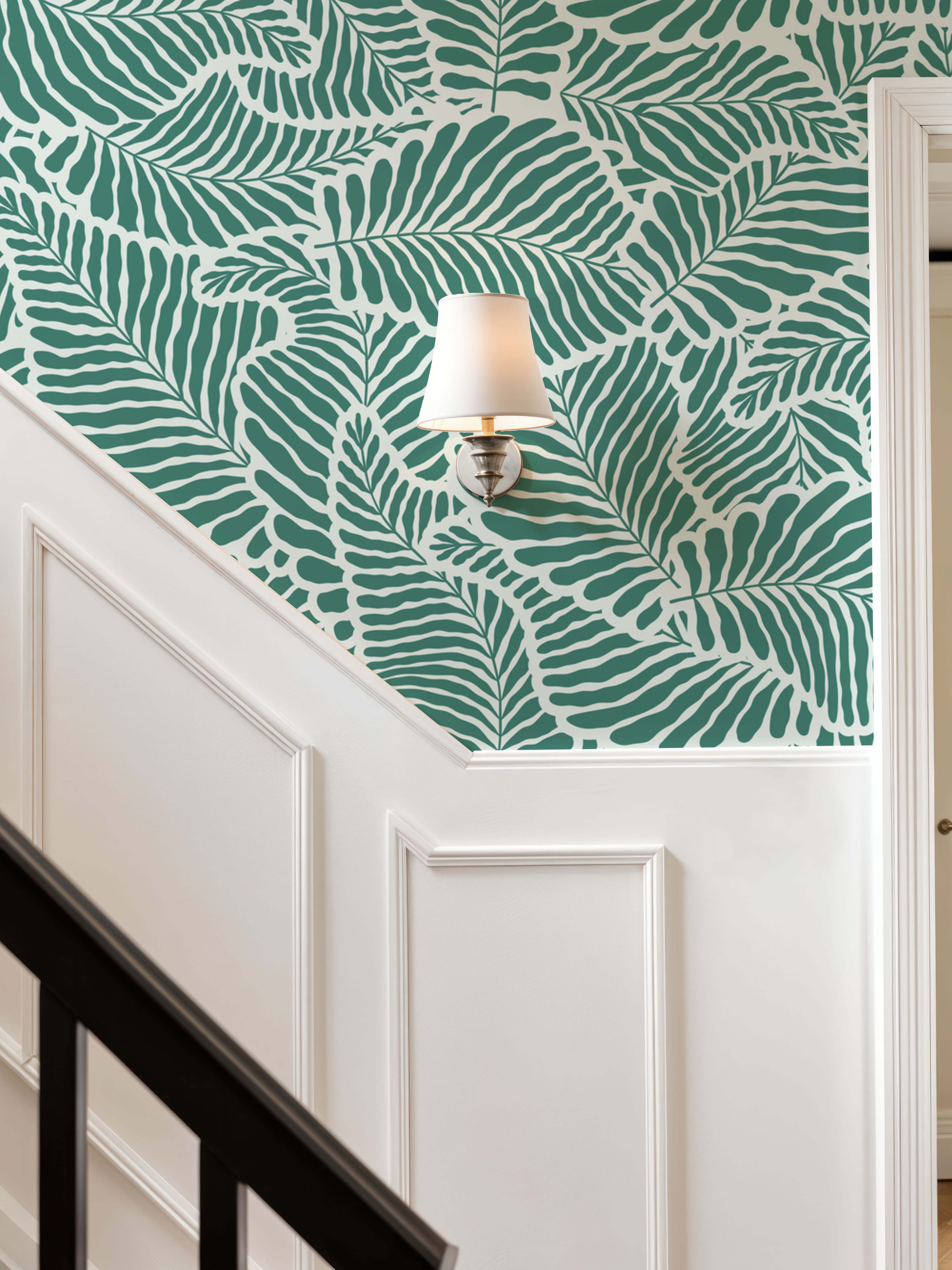 Fern Cut-Outs Pattern, Fresh Evergreen