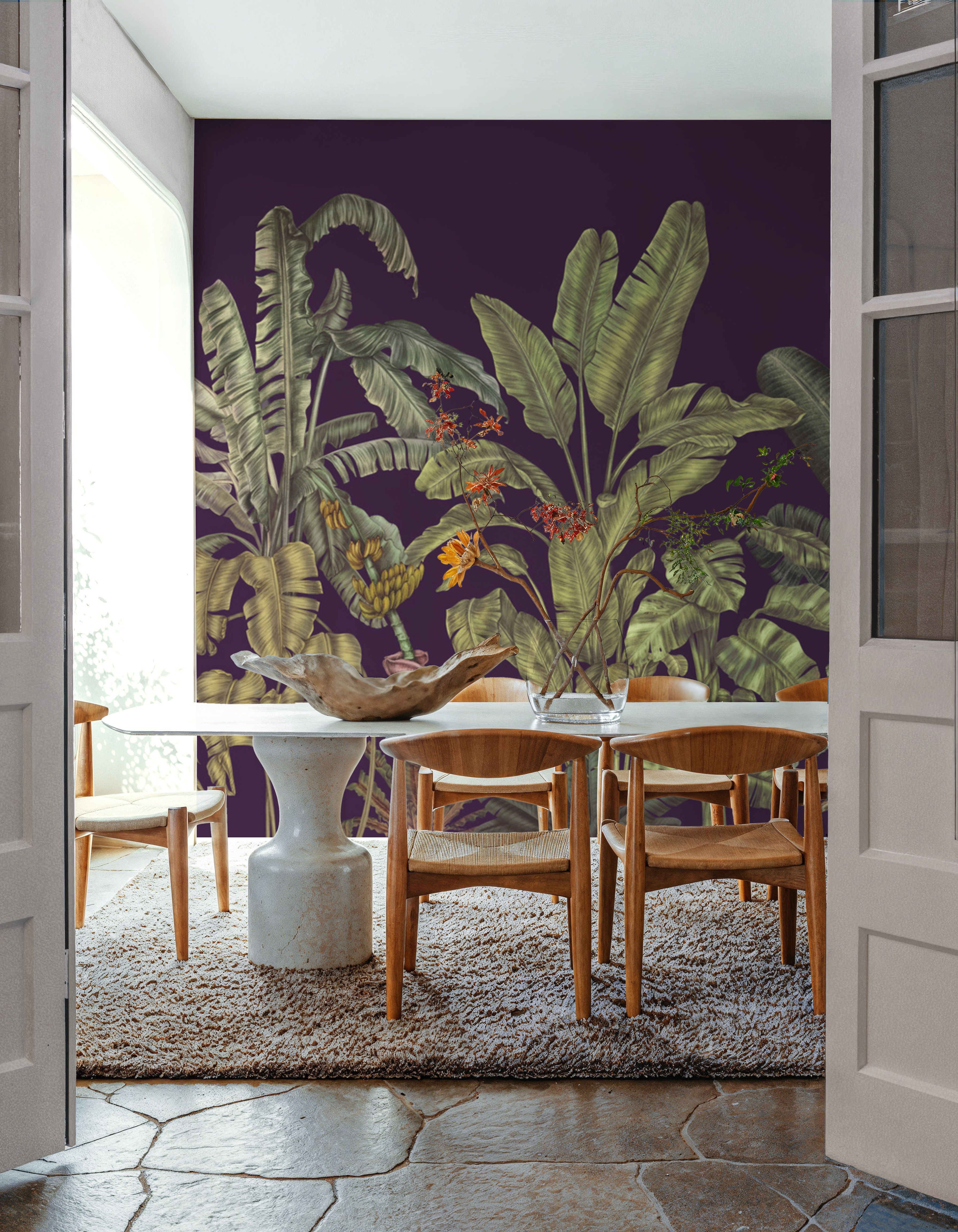 Madagascar Foliage, Plum