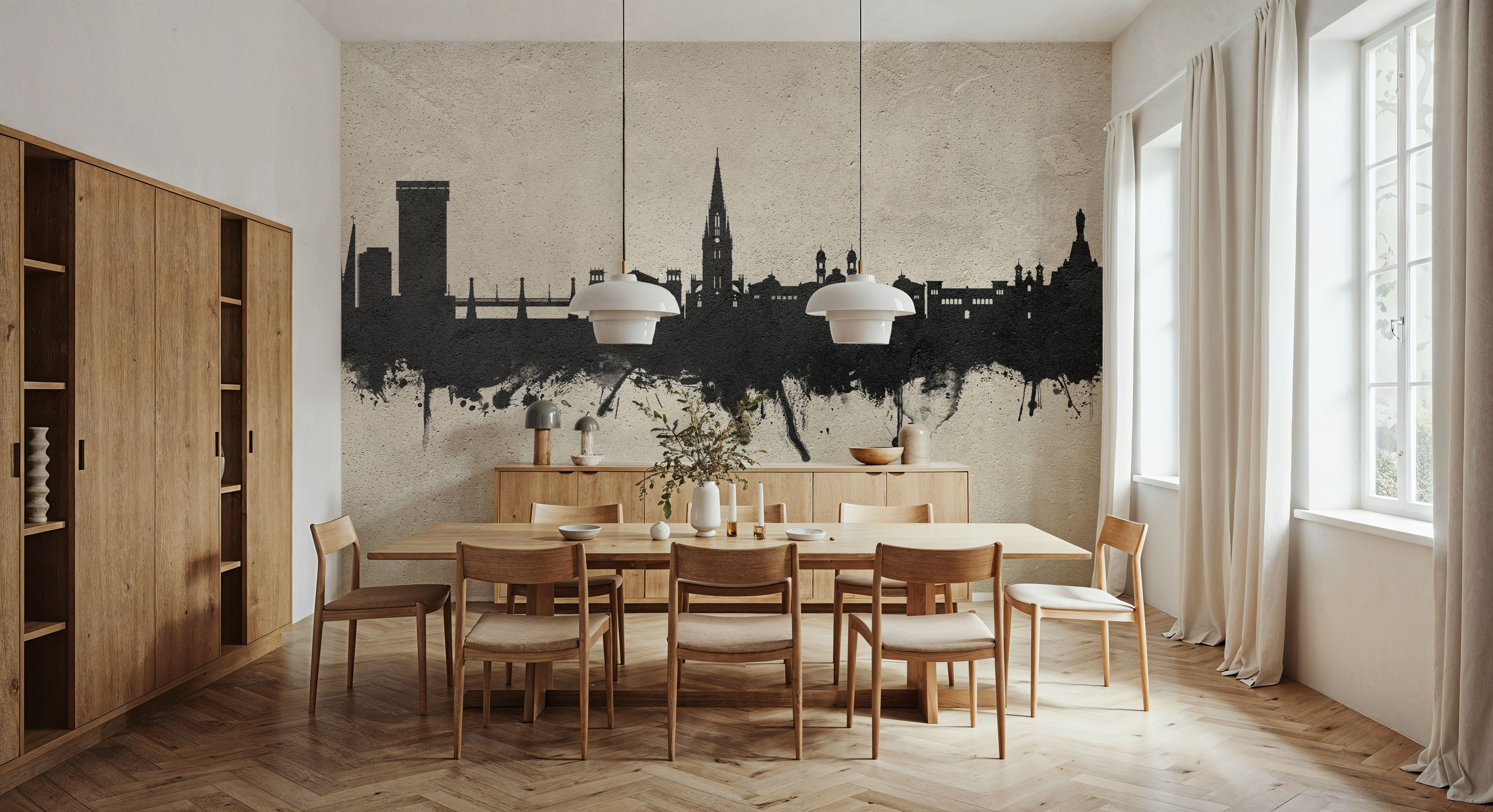 San Sebastian Spain Skyline Concrete, Wallpaper