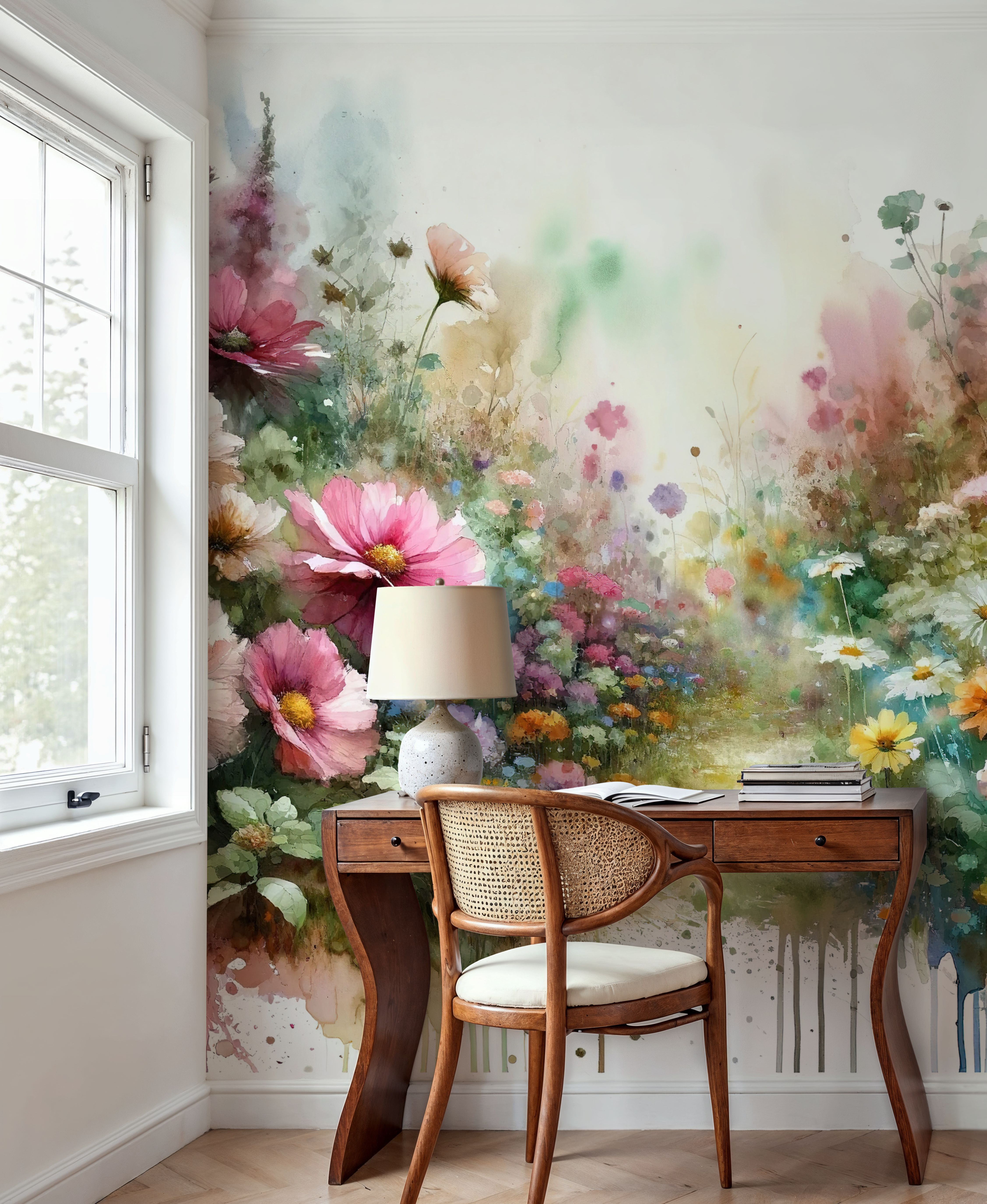 Flower Garden Watercolor