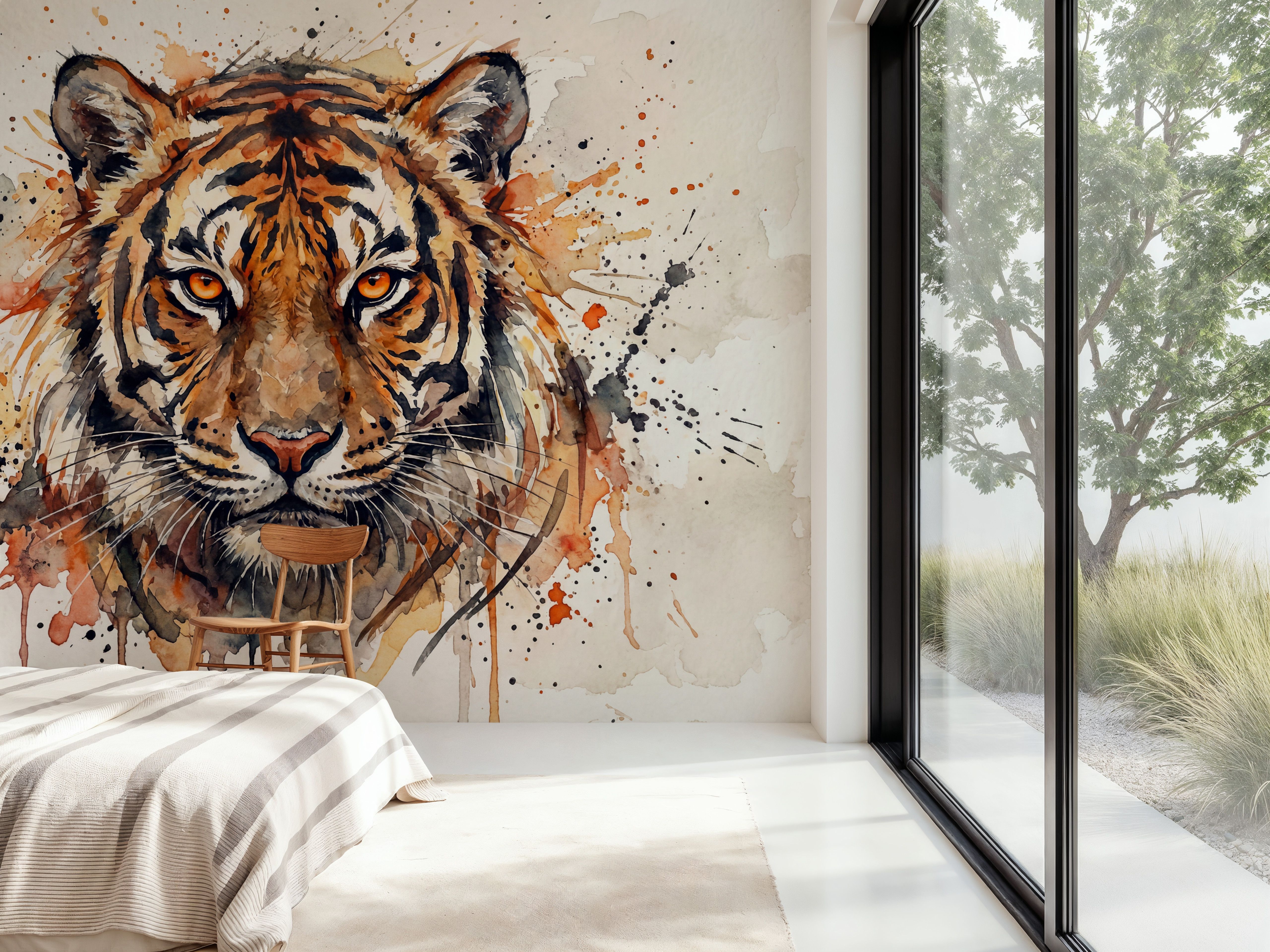 Tiger - Watercolor Predators Series